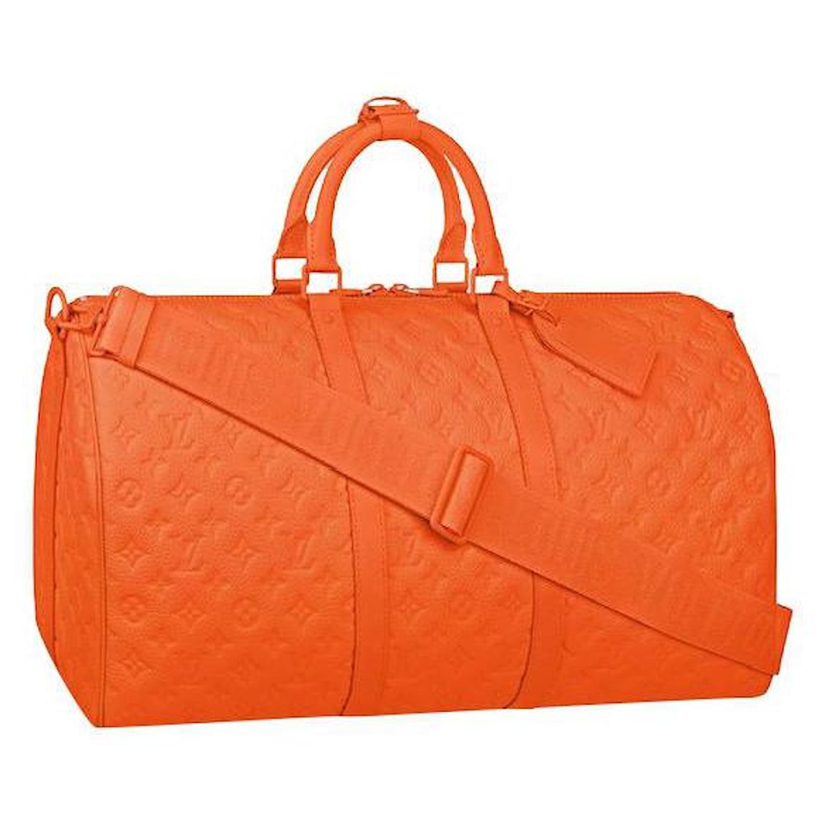 Keepall LOUIS VUITTON Travel bags T. Leather Multiple colors ref.859537 -  Joli Closet