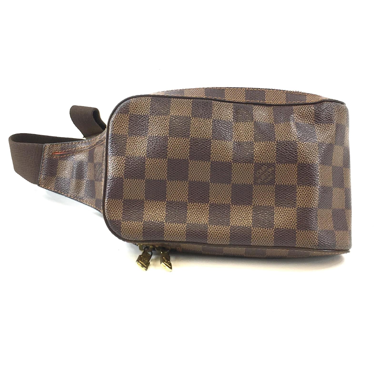 Louis Vuitton Géronimos Damier Ebene Canvas Brown Leather ref.564565 - Joli  Closet