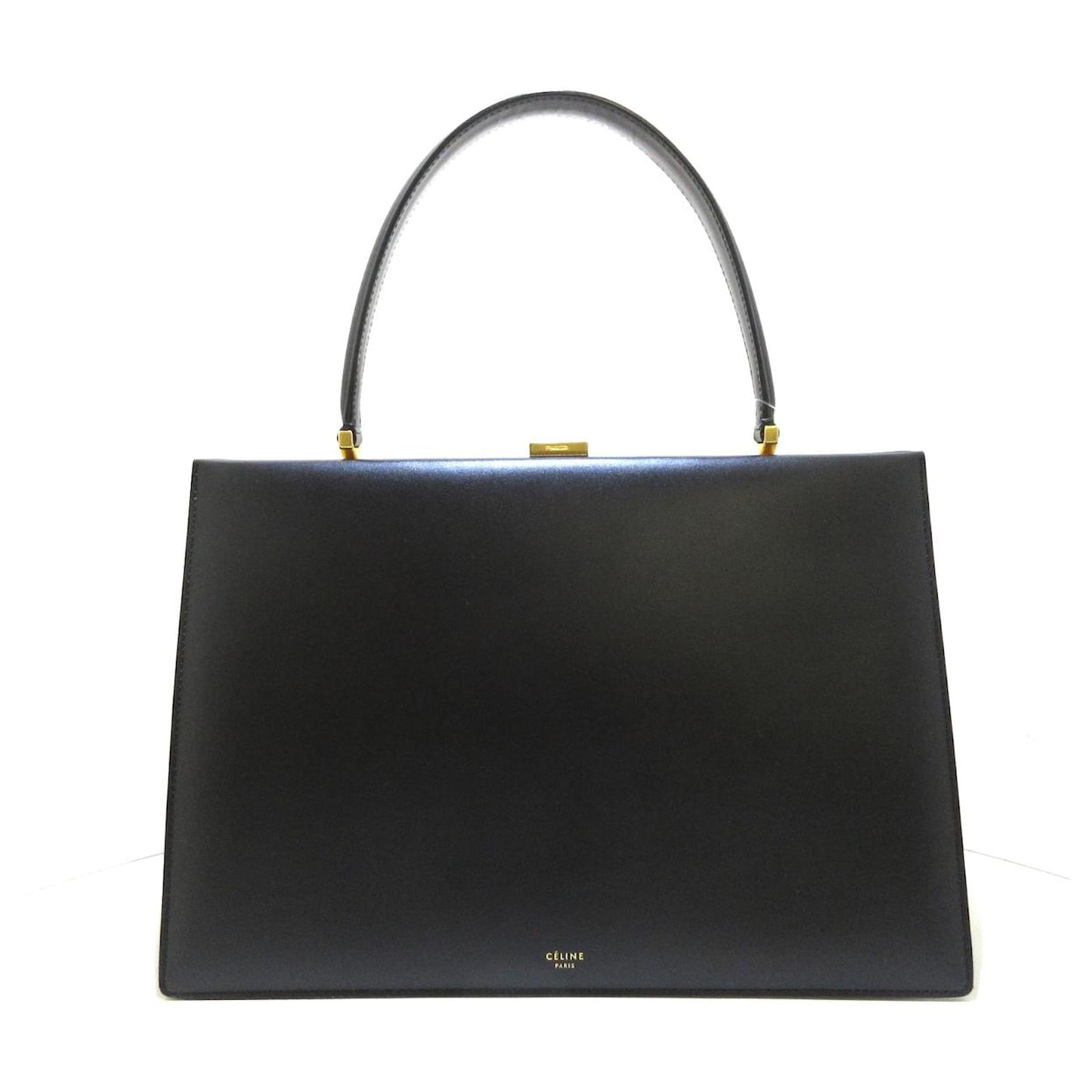 Céline Clasp Black Pony-style calfskin ref.565111 - Joli Closet