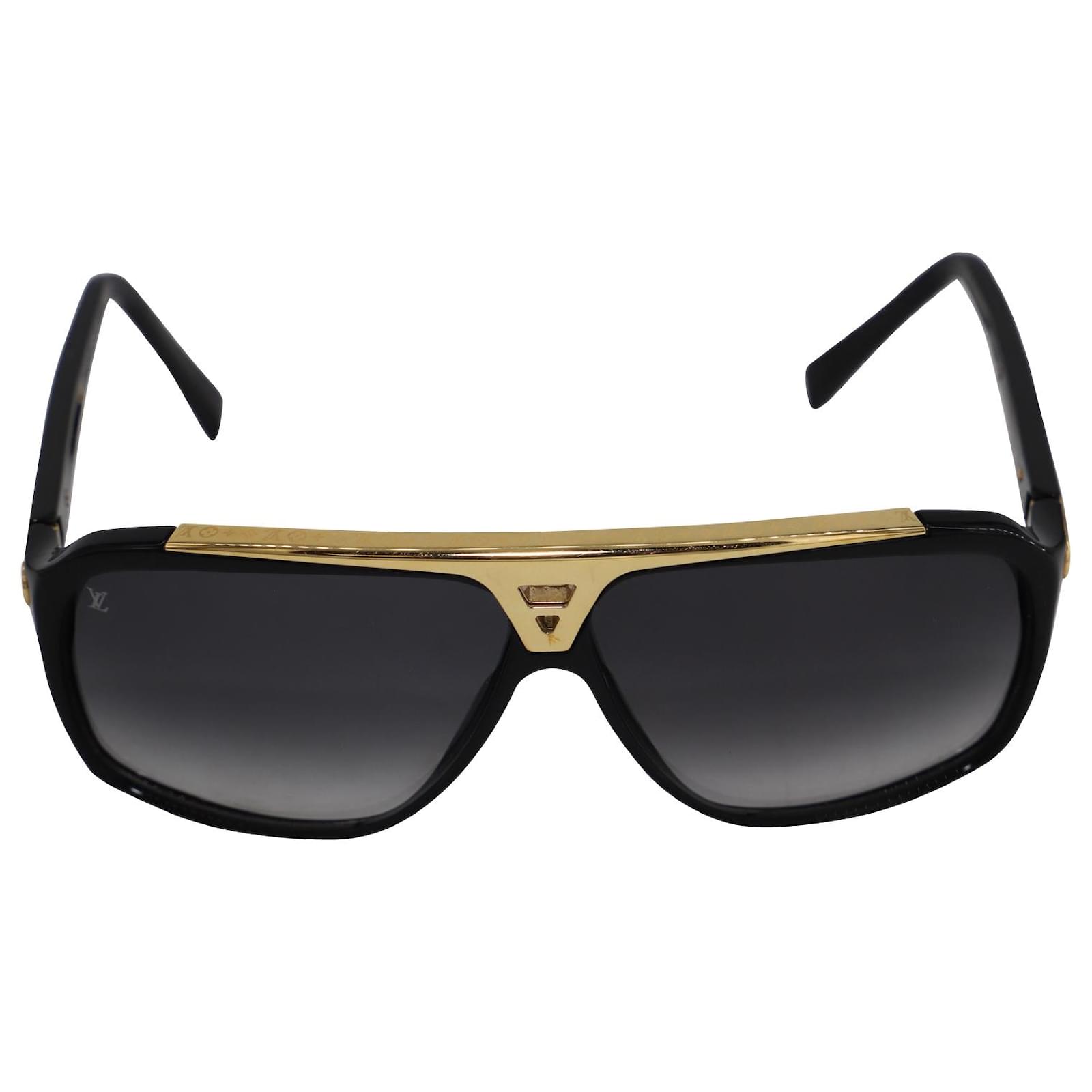 Louis Vuitton Evidence Sonnenbrille aus schwarzem Acetat ref.565213 - Joli  Closet