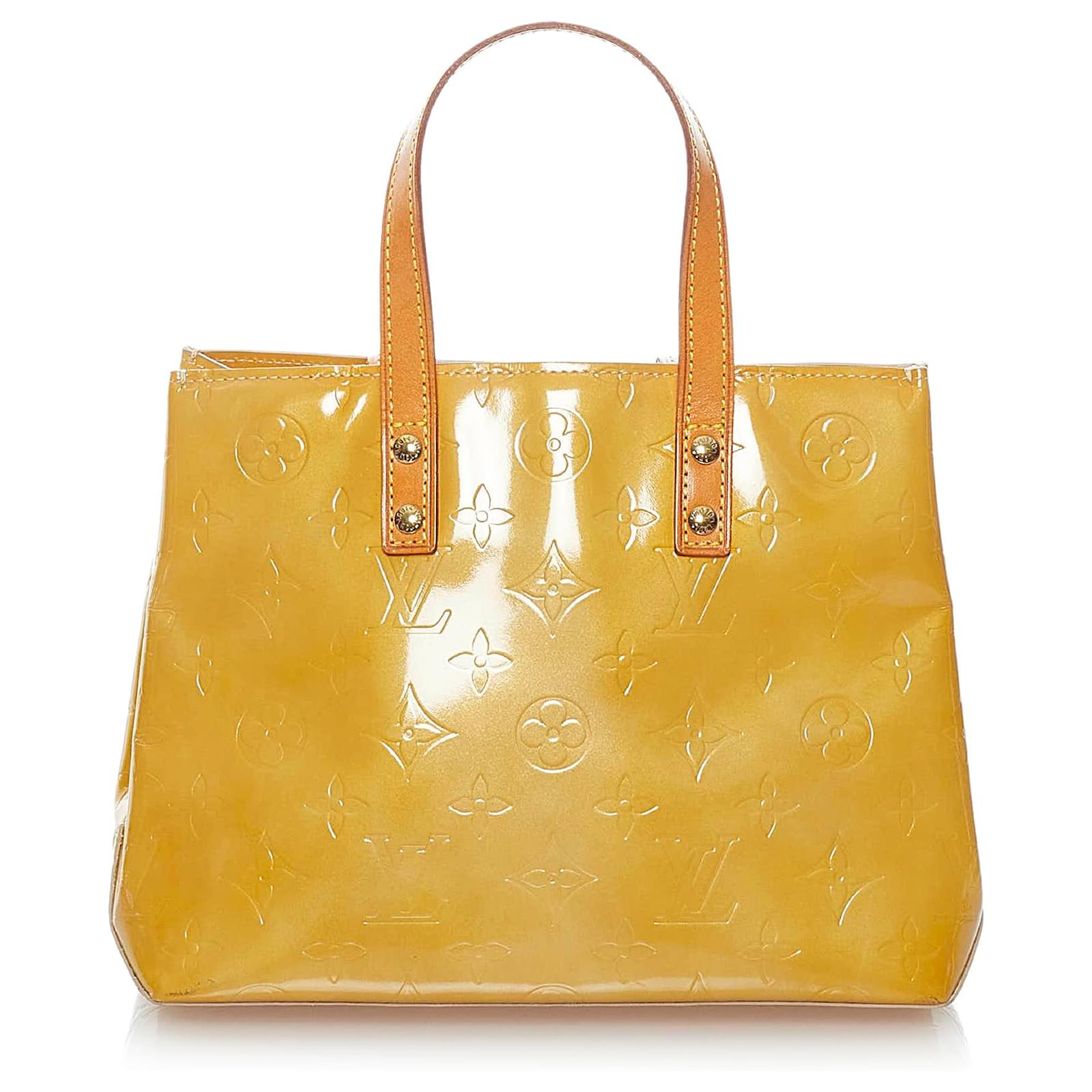 Louis Vuitton Yellow Vernis Reade PM Brown Mustard Light brown - Main Image