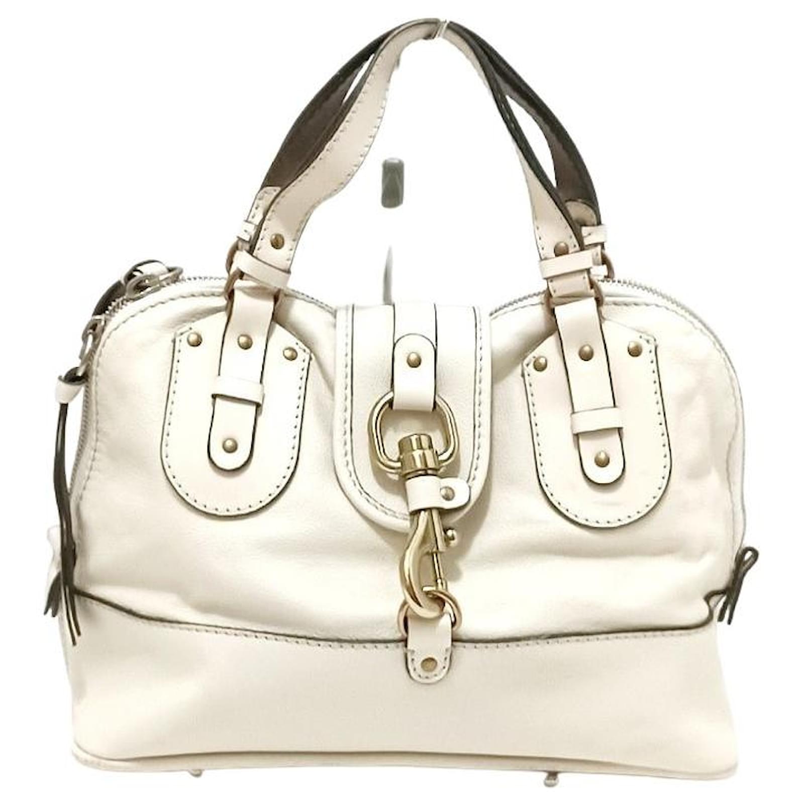 Chloé Kerala White Leather ref.566452 - Joli Closet