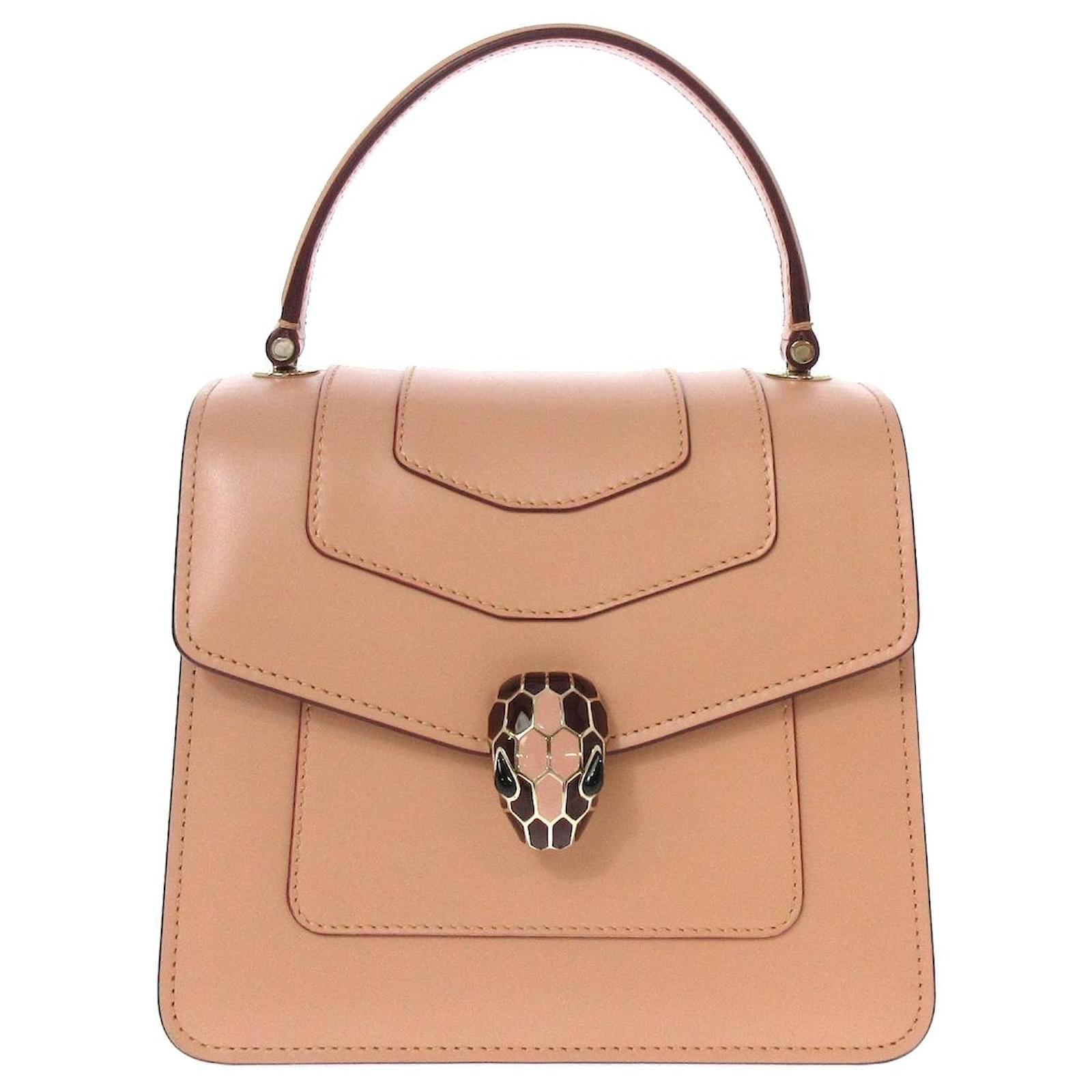 Bulgari serpenti Beige Leather ref.666566 - Joli Closet