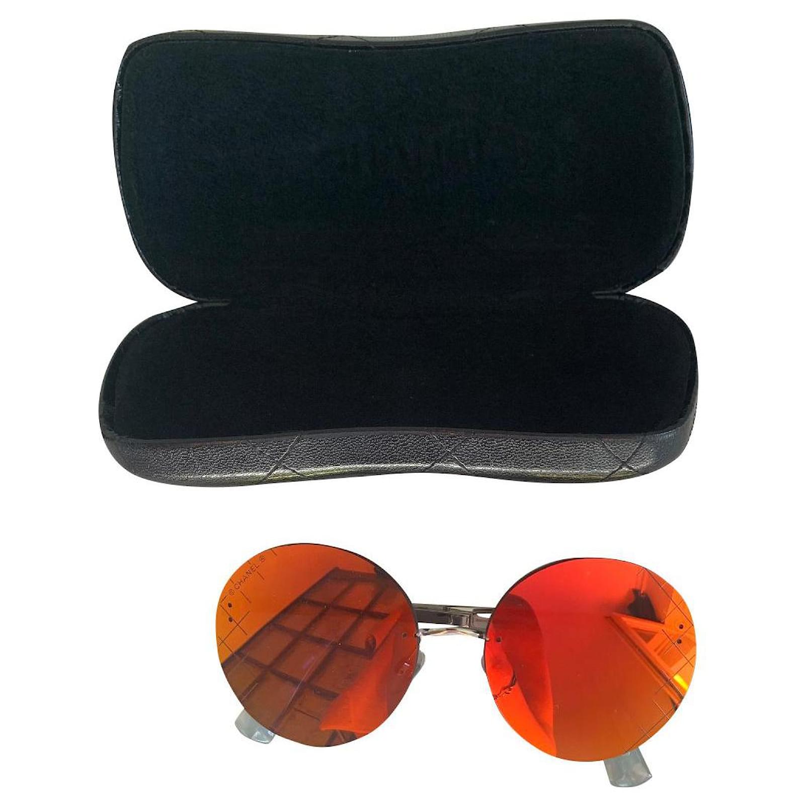 Chanel Sunglasses Orange Metal ref.566990 - Joli Closet