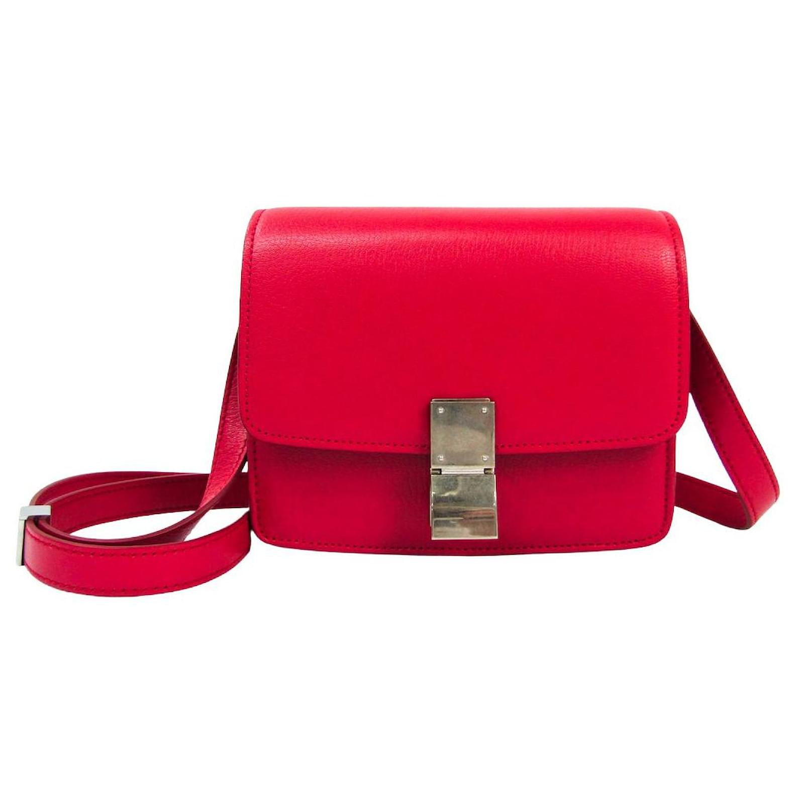 Celine box small outlet red