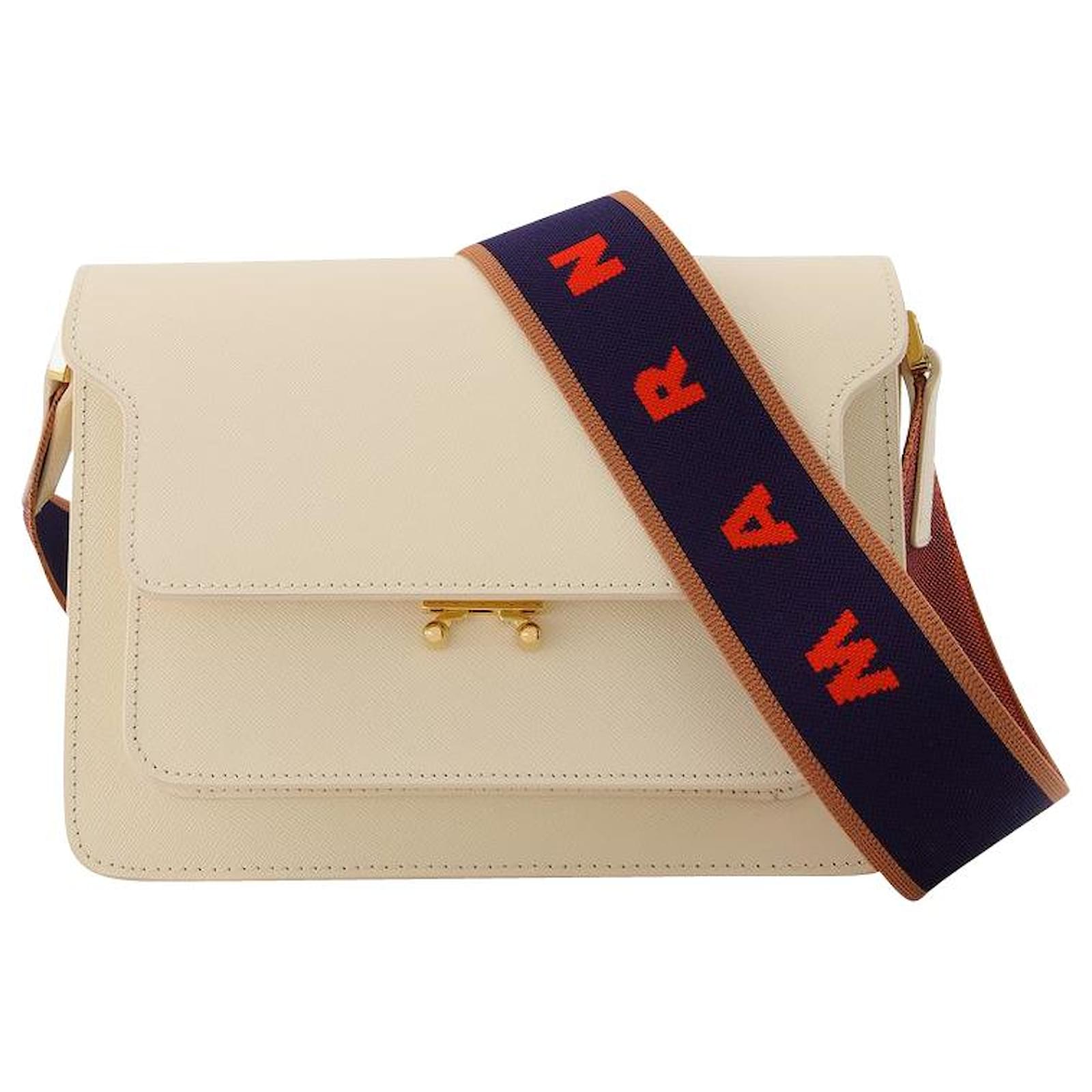 Marni Trunk Bag Medium in Multicolour Leather Multiple colors ref.567861 -  Joli Closet