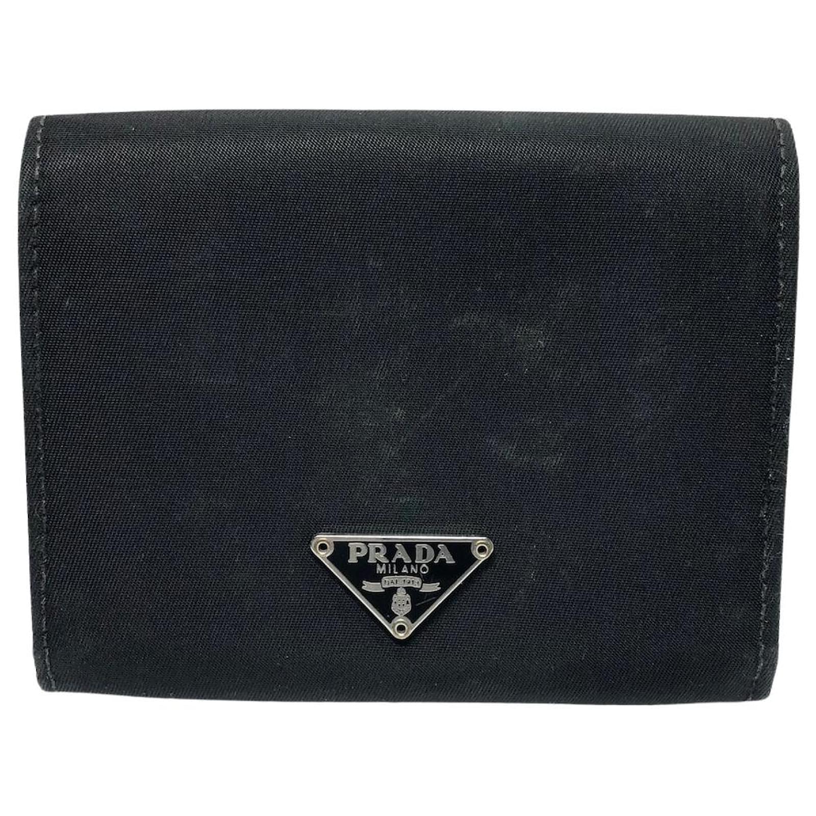 PRADA wallet Black Synthetic ref.568100 Joli Closet