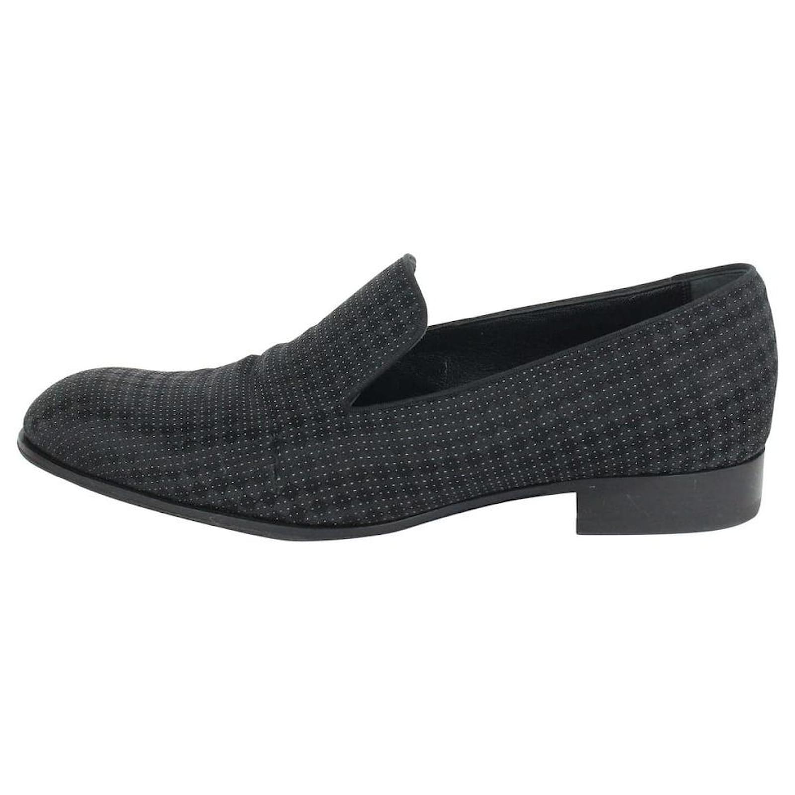 Louis Vuitton MENS US 9 Black Damier Sparkle Slip On Loafer Dress Shoe  1LV3l17 ref.568305 - Joli Closet