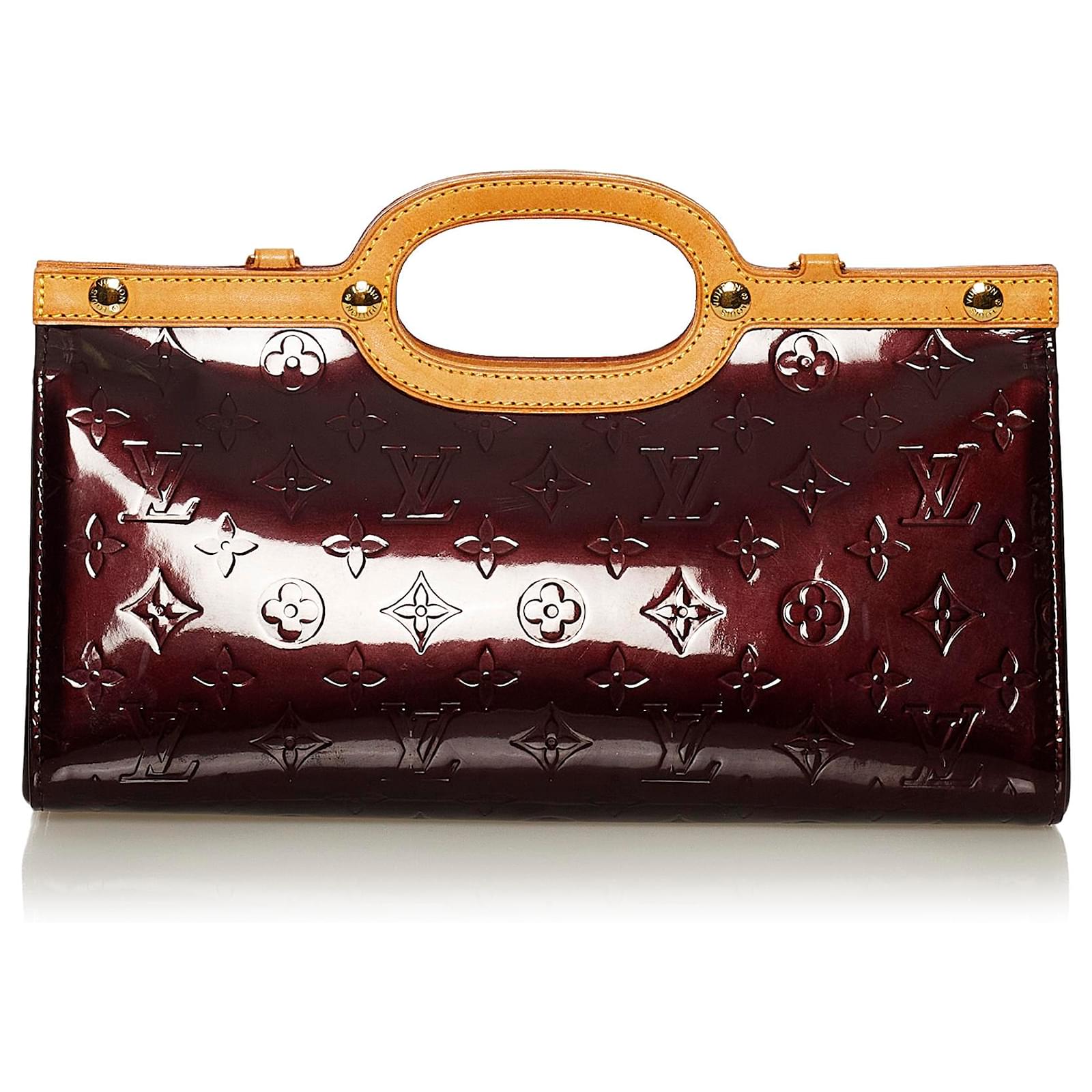 Louis Vuitton Purple Monogram Vernis Roxbury Drive Leather Patent leather  ref.962135 - Joli Closet