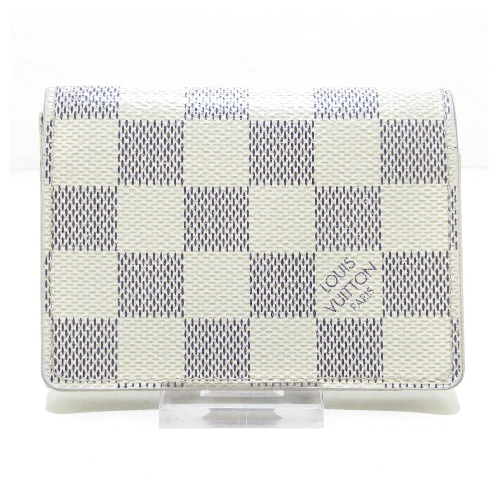 Louis Vuitton Enveloppe Carte de visite White Cloth ref.728201 - Joli Closet