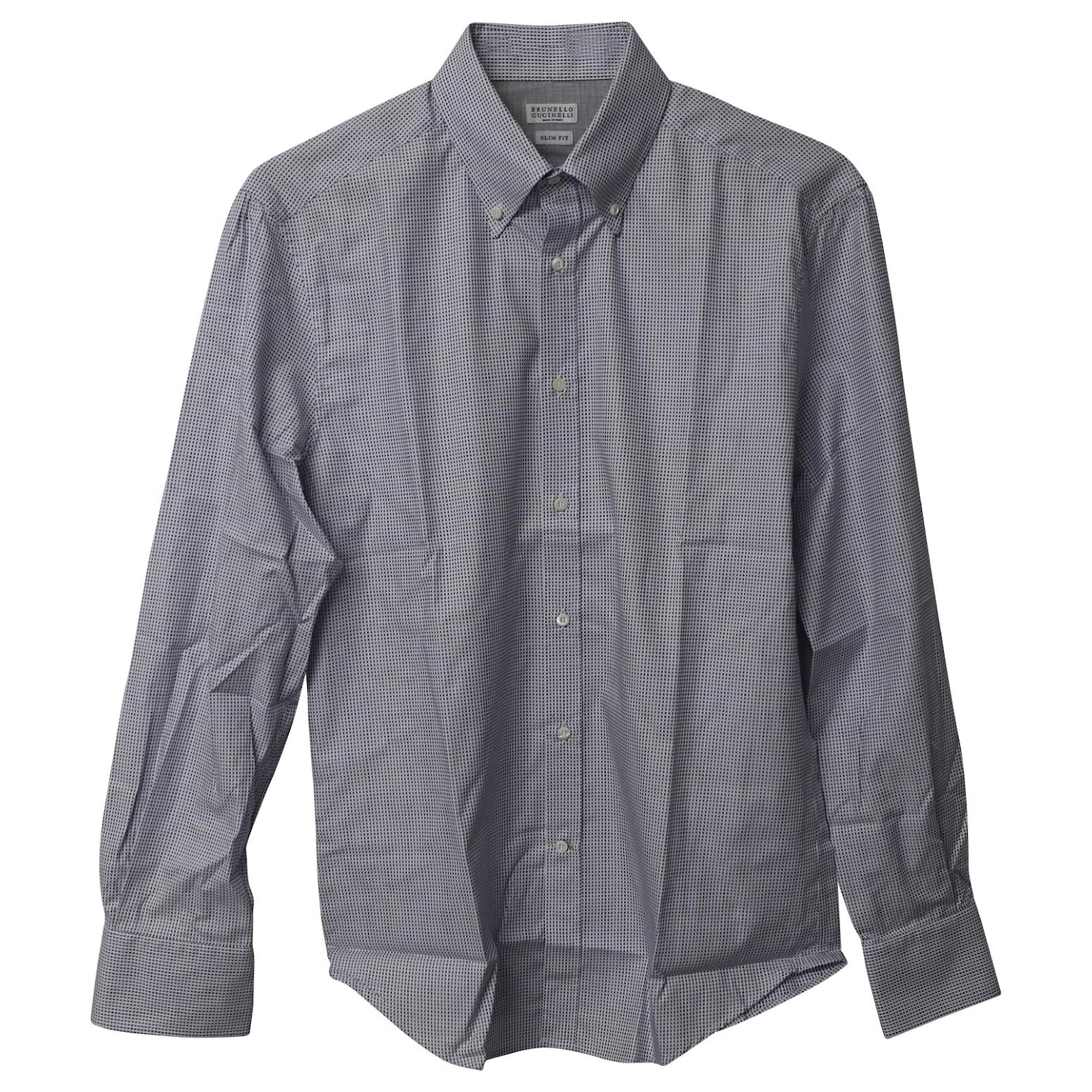 Herren Bekleidung Hemden Freizeithemden und Hemden Brunello Cucinelli Baumwolle Baumwollhemd in Blau für Herren 