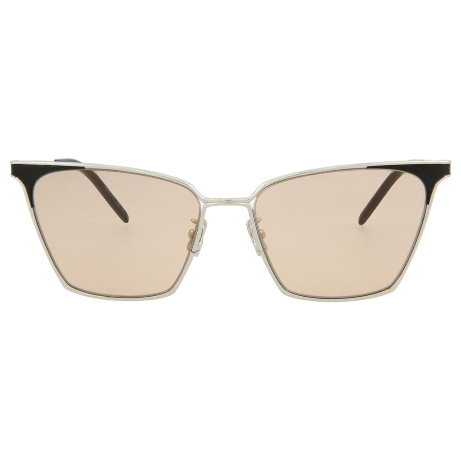 Saint Laurent Metal Square Sunglasses