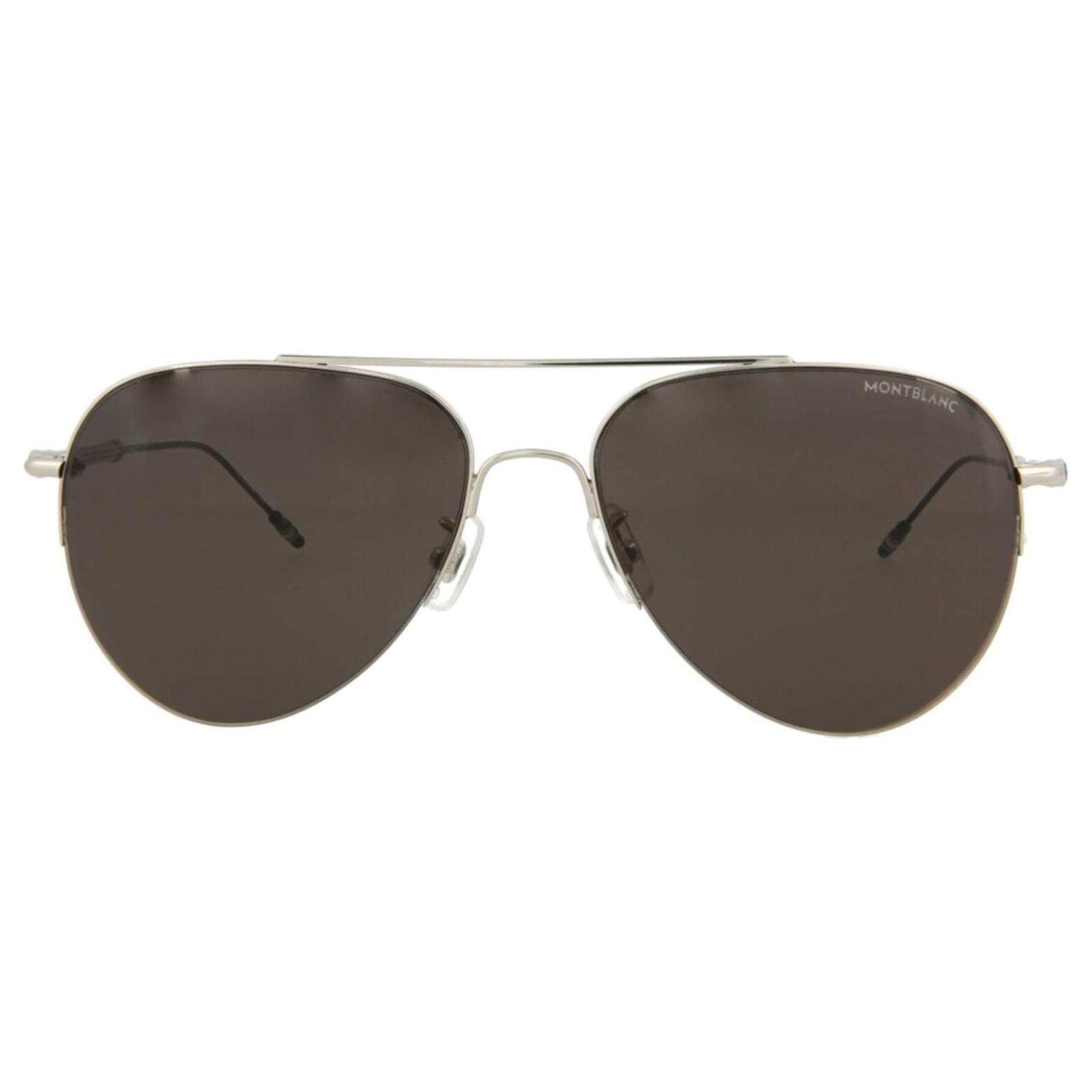 Aviator Frame Metal Sunglasses - Luxury Sunglasses – Montblanc® CA