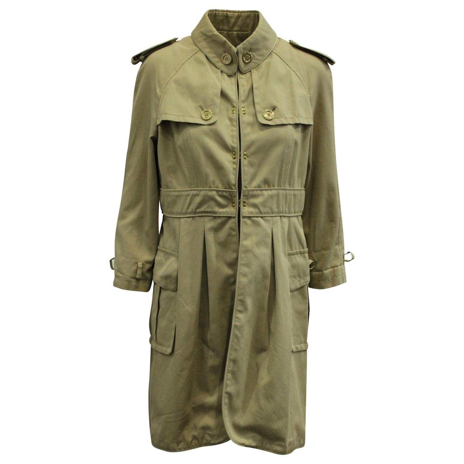 Burberry Trench Coat in Beige Cotton ref.571494 - Joli Closet