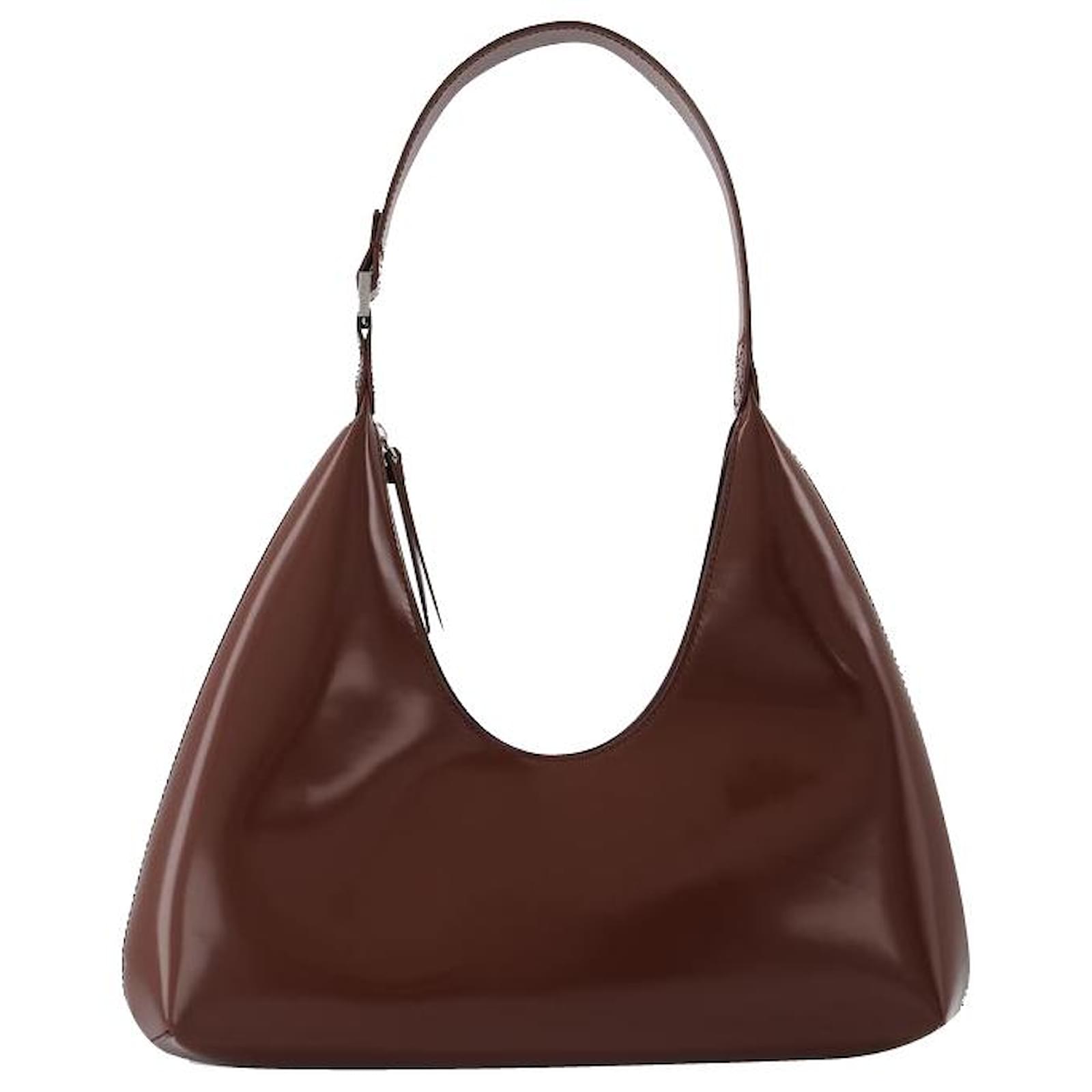 by Far Amber Leather Shoulder Bag