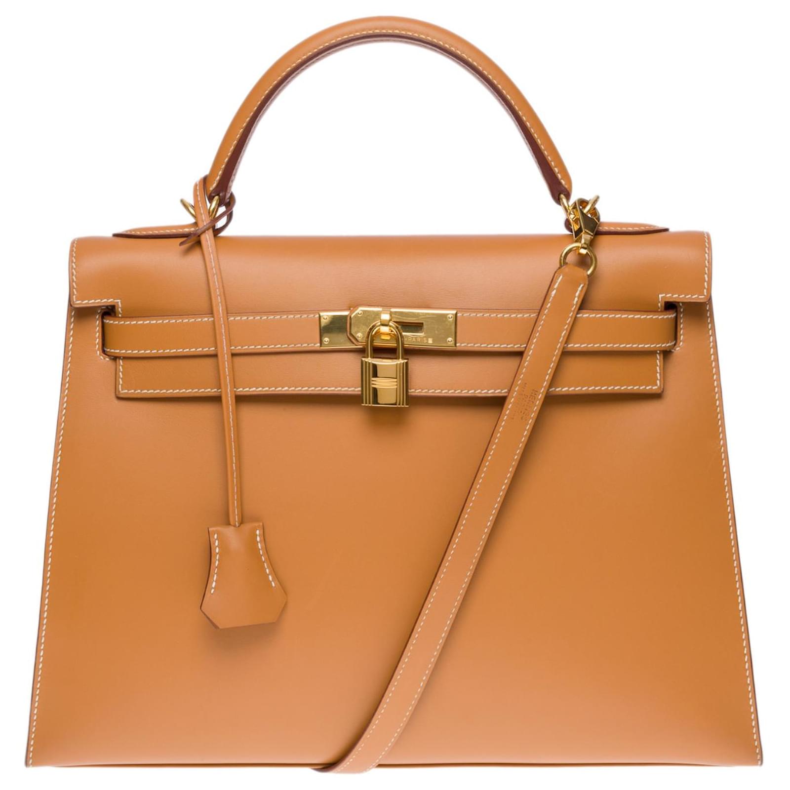 Hermès Splendid & Rare Hermes Kelly handbag 32 saddler shoulder