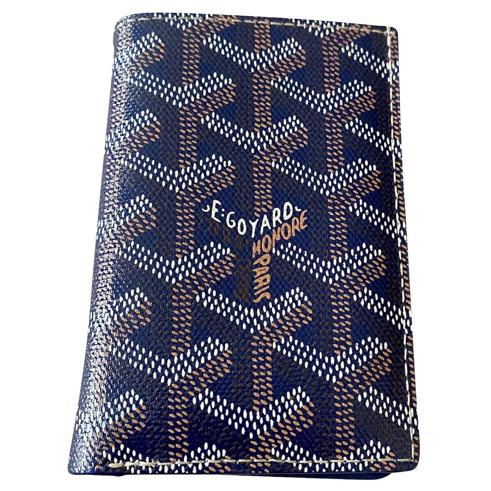 Goyard Wallets Small accessories Blue Cloth ref.572461 - Joli Closet