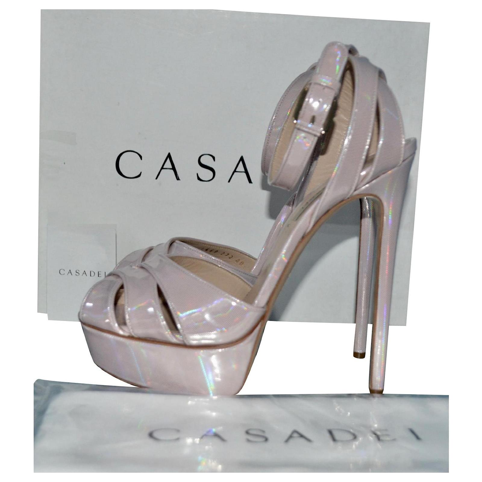 Wedge Sandals CASADEI 39 pink Wedge Sandals Casadei Women Women Shoes Casadei Women Sandals Casadei Women Wedge Sandals Casadei Women 