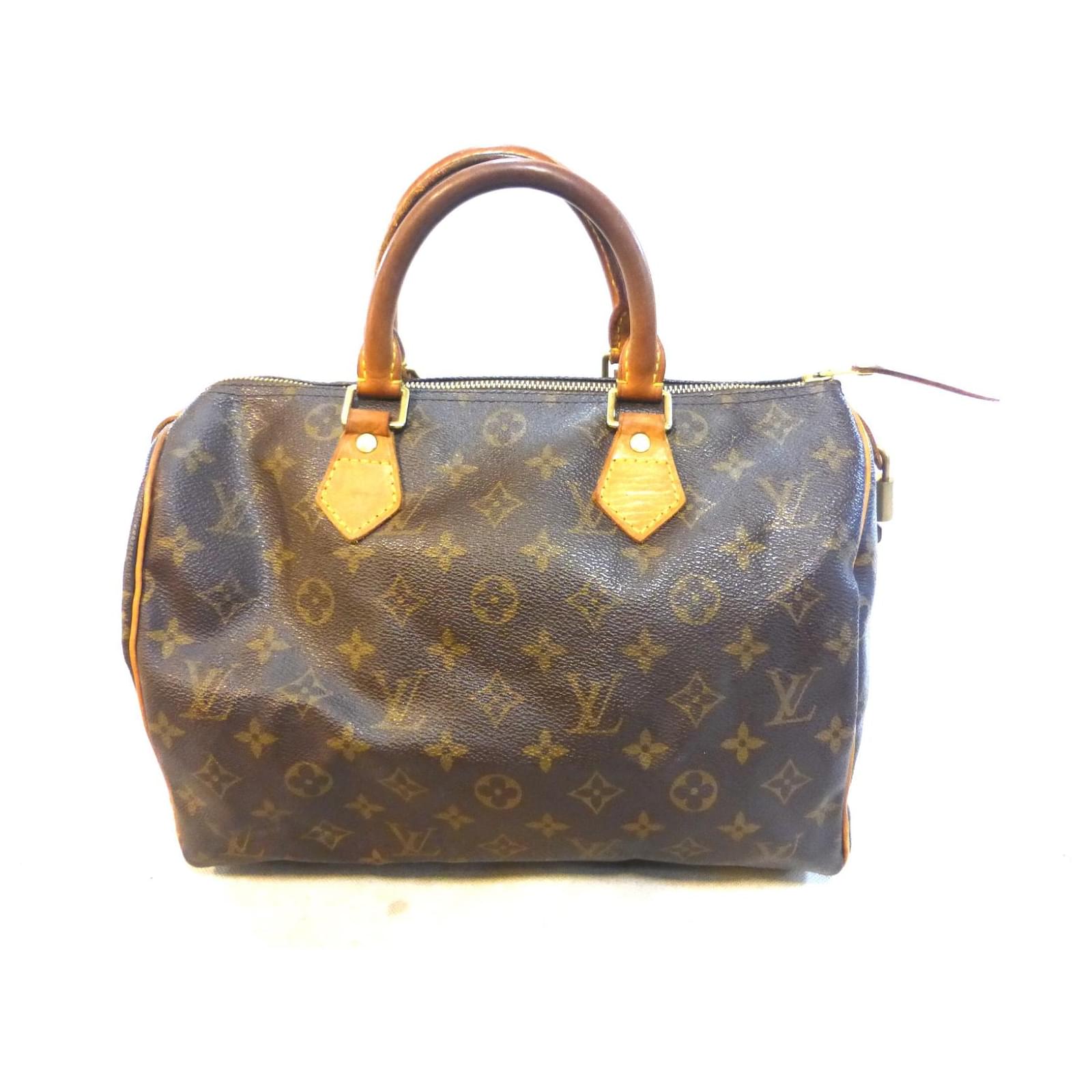 Louis Vuitton Speedy 30 Monogram Brown Leather ref.572781 - Joli