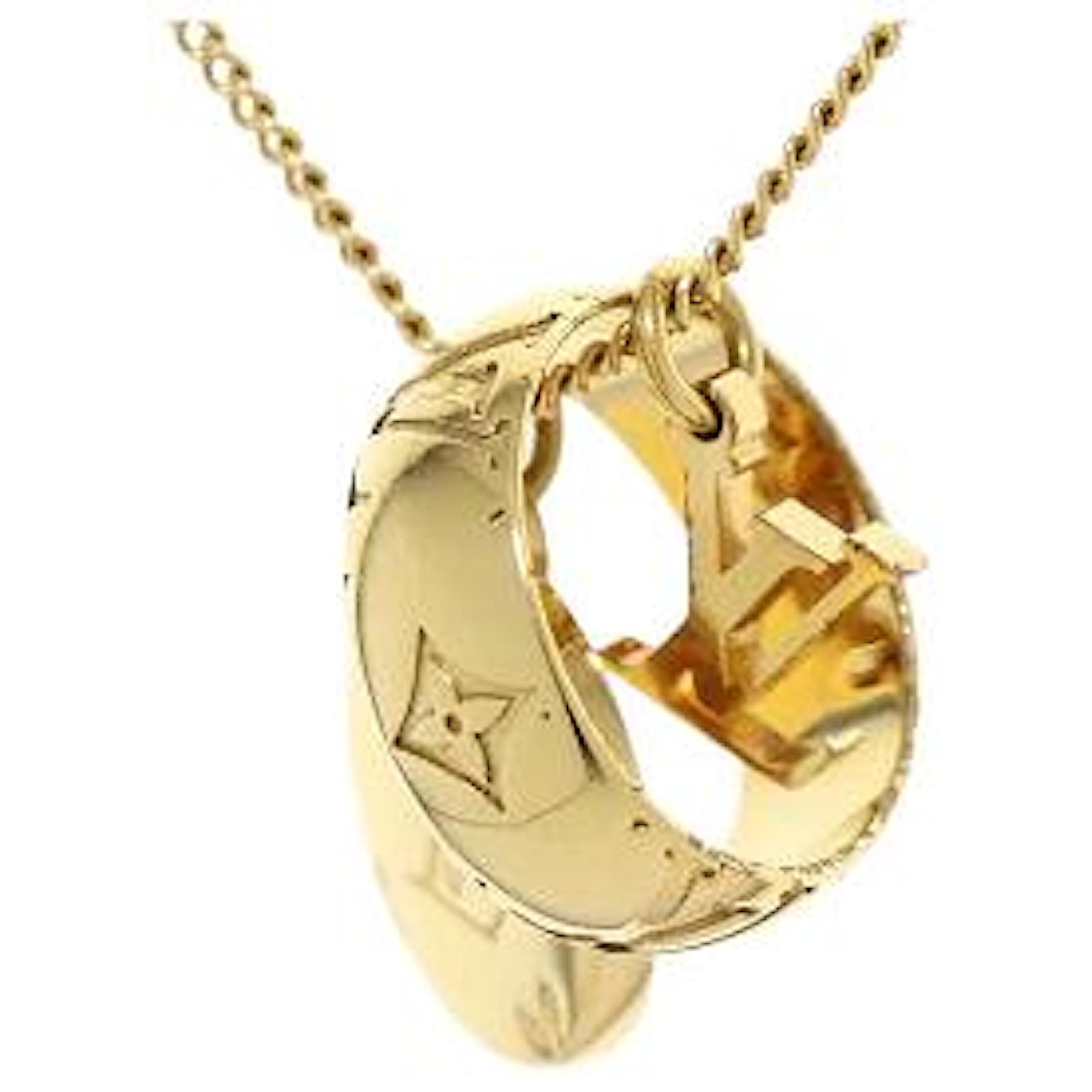 Louis Vuitton Monogram charms necklace (M62485) in 2023