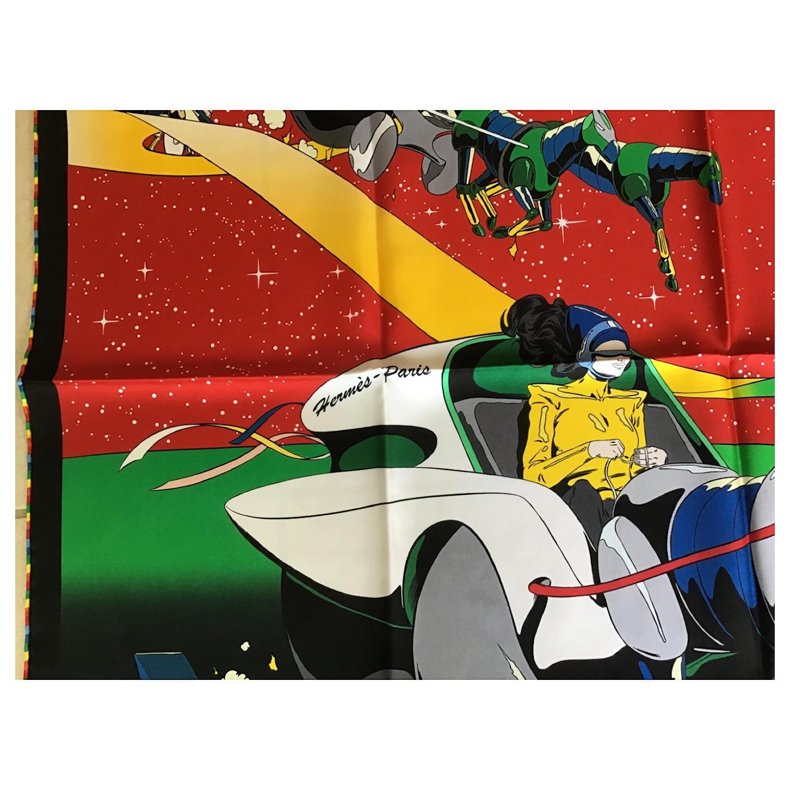 Hermès Space derby Soie Multicolore ref.573245 Joli Closet