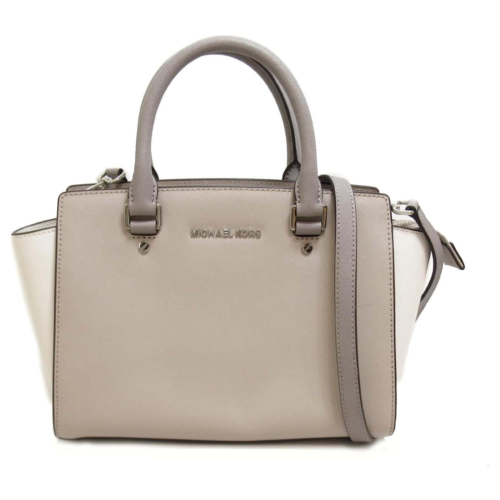 MICHAEL KORS 2way shoulder bag shoulder bag leather ladies gray Grey - Joli Closet