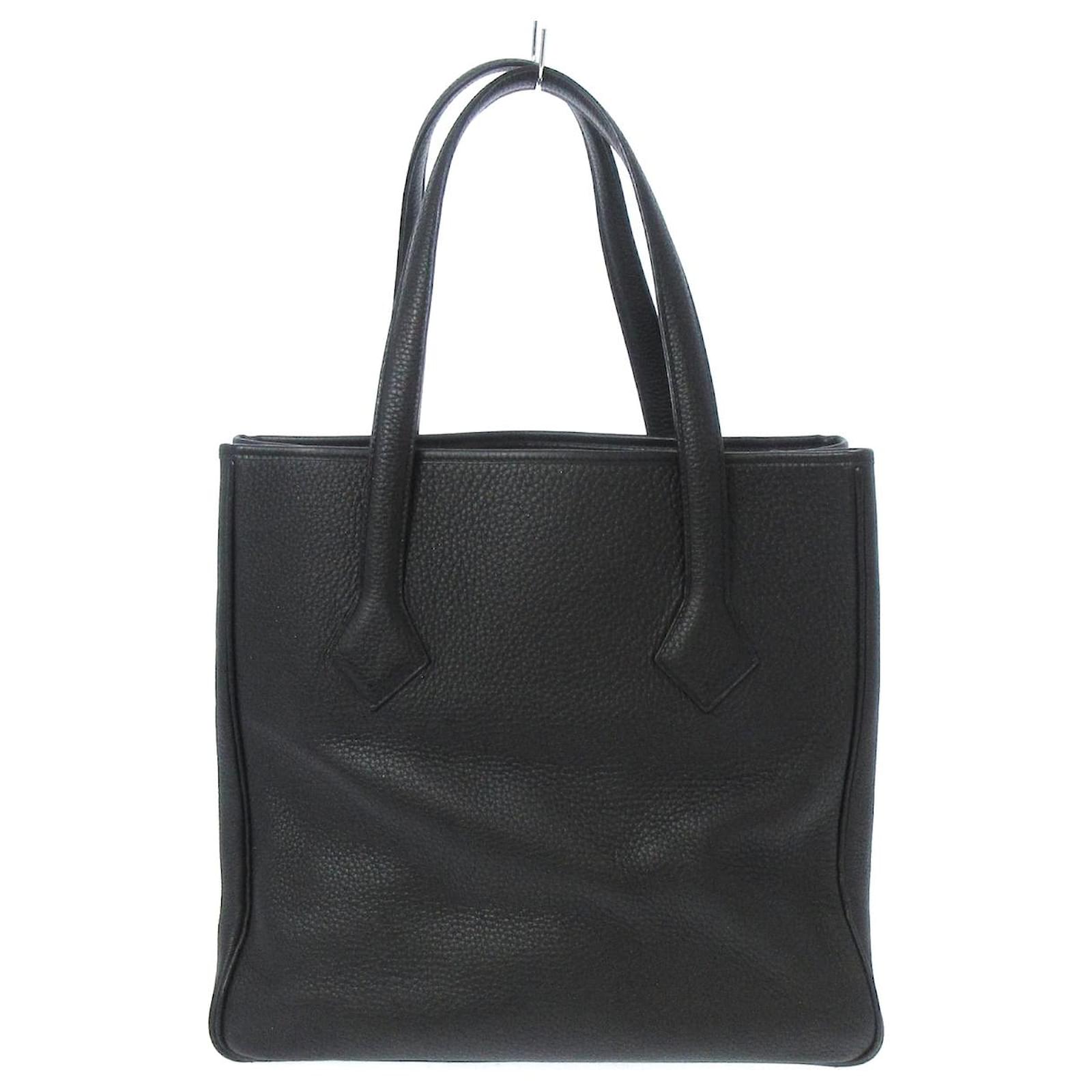 Hermès Victoria Black Leather ref.573961 - Joli Closet