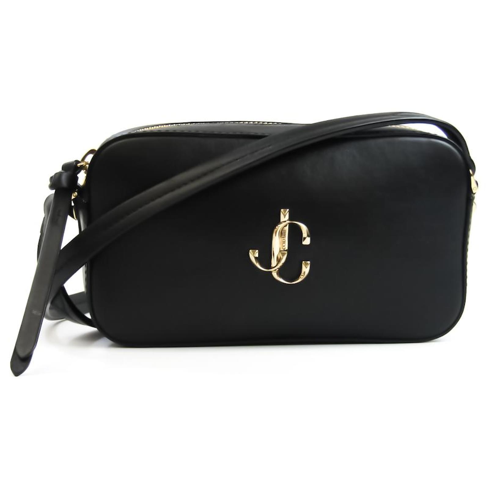 Jimmy Choo JC Black Leather ref.574137 Joli Closet