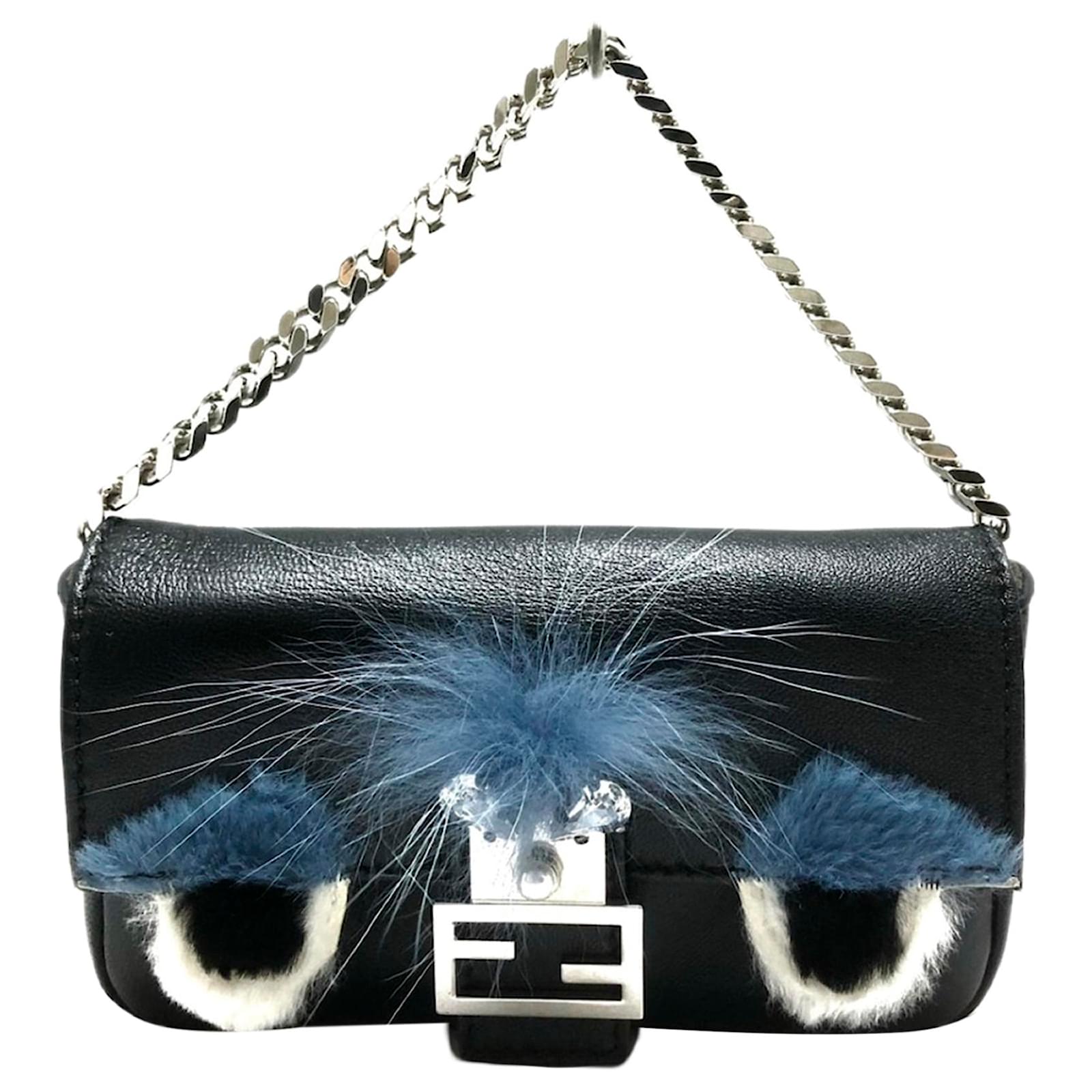 Fendi black monster bag sale