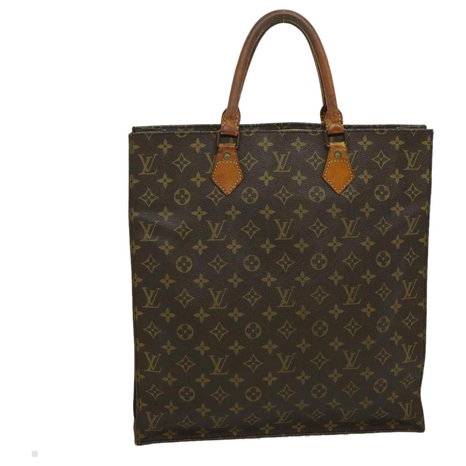 Louis Vuitton // Brown Monogram Canvas Sac Plat GM Tote – VSP