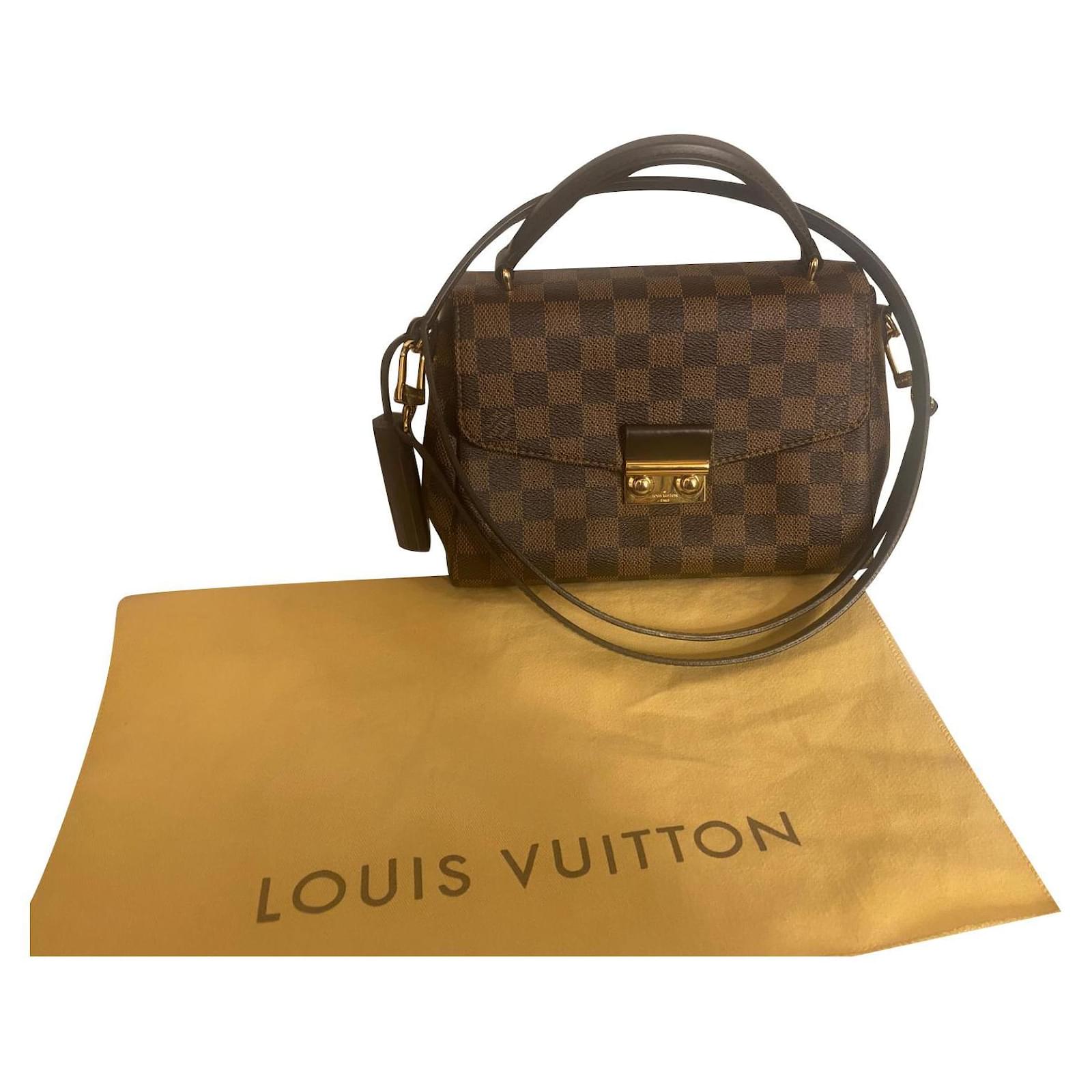 Louis Vuitton Sac damier LV Croisette neuf Toile Marron ref.777697