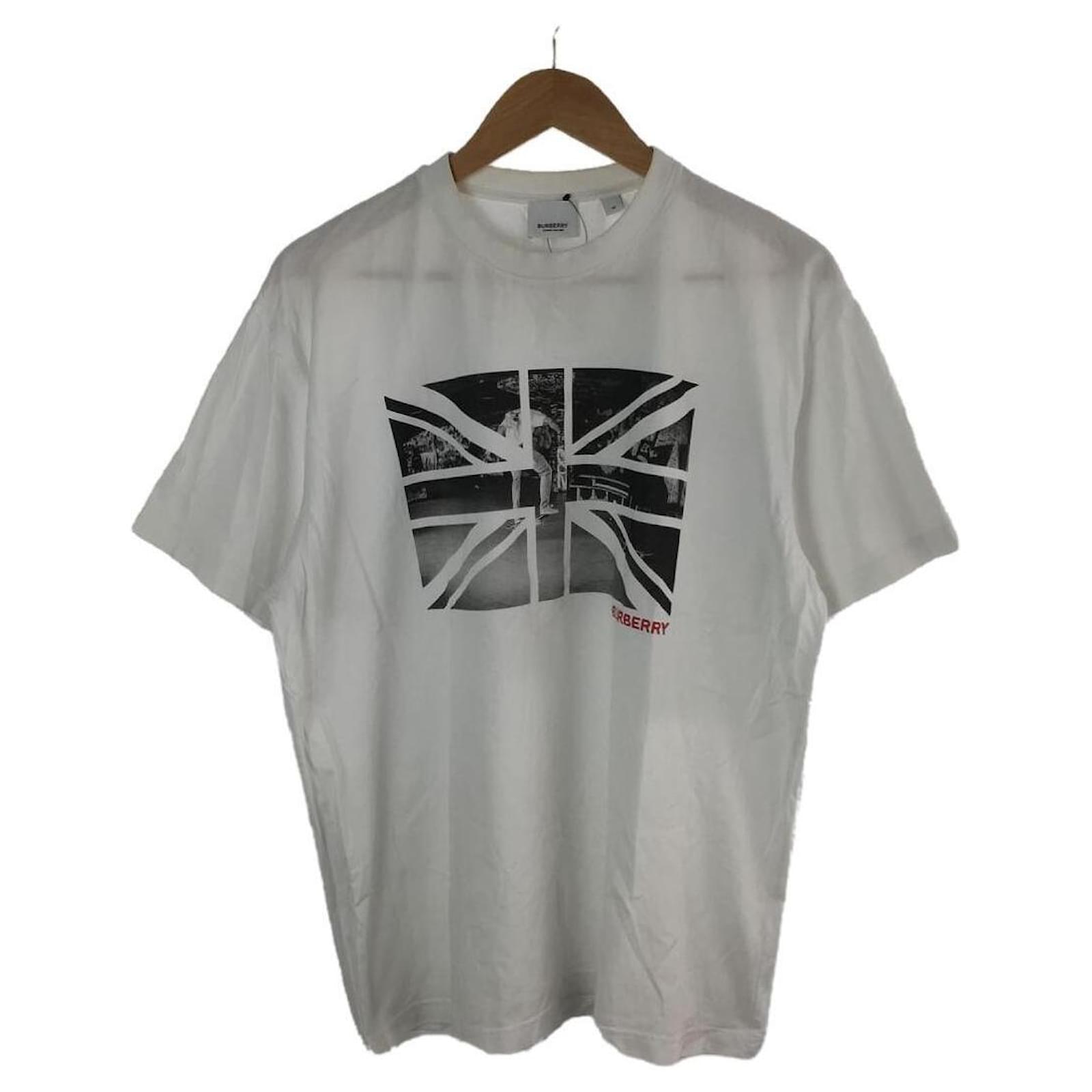BURBERRY◇Tシャツ/--/WHT BURBERRY◇Tシャツ/S/コットン/WHT/8040691//