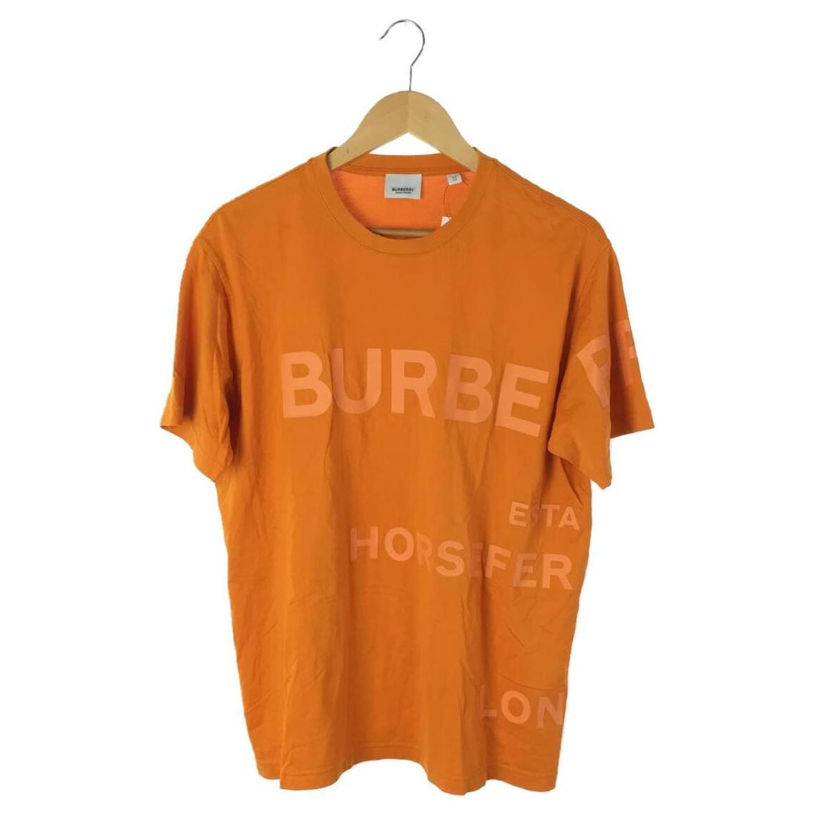 BURBERRY T-shirt / XS / cotton / ORN Orange ref.576894 - Joli Closet