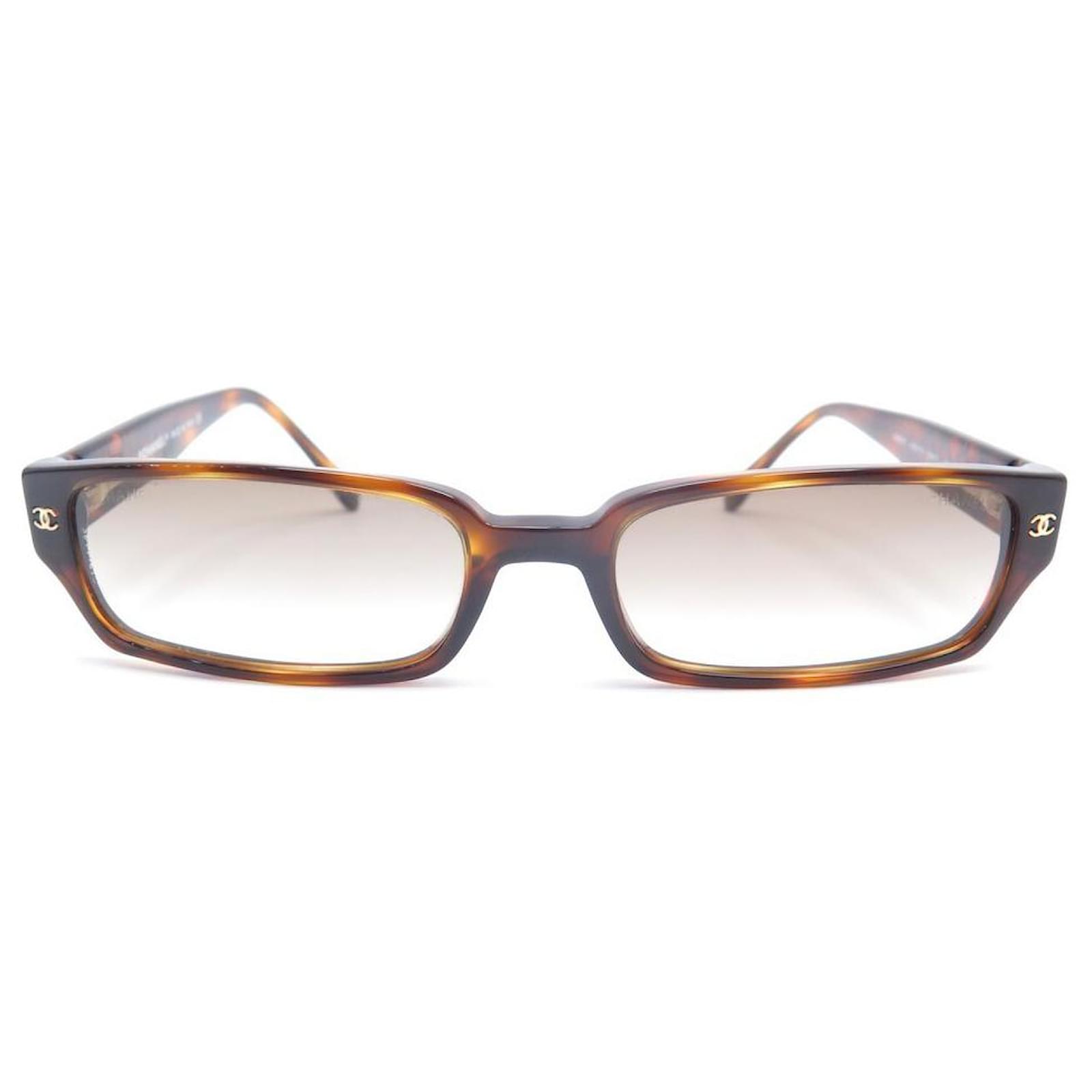 Chanel sunglasses 5058-B BROWN QUILTED PATTERN + SUNGLASSES CASE