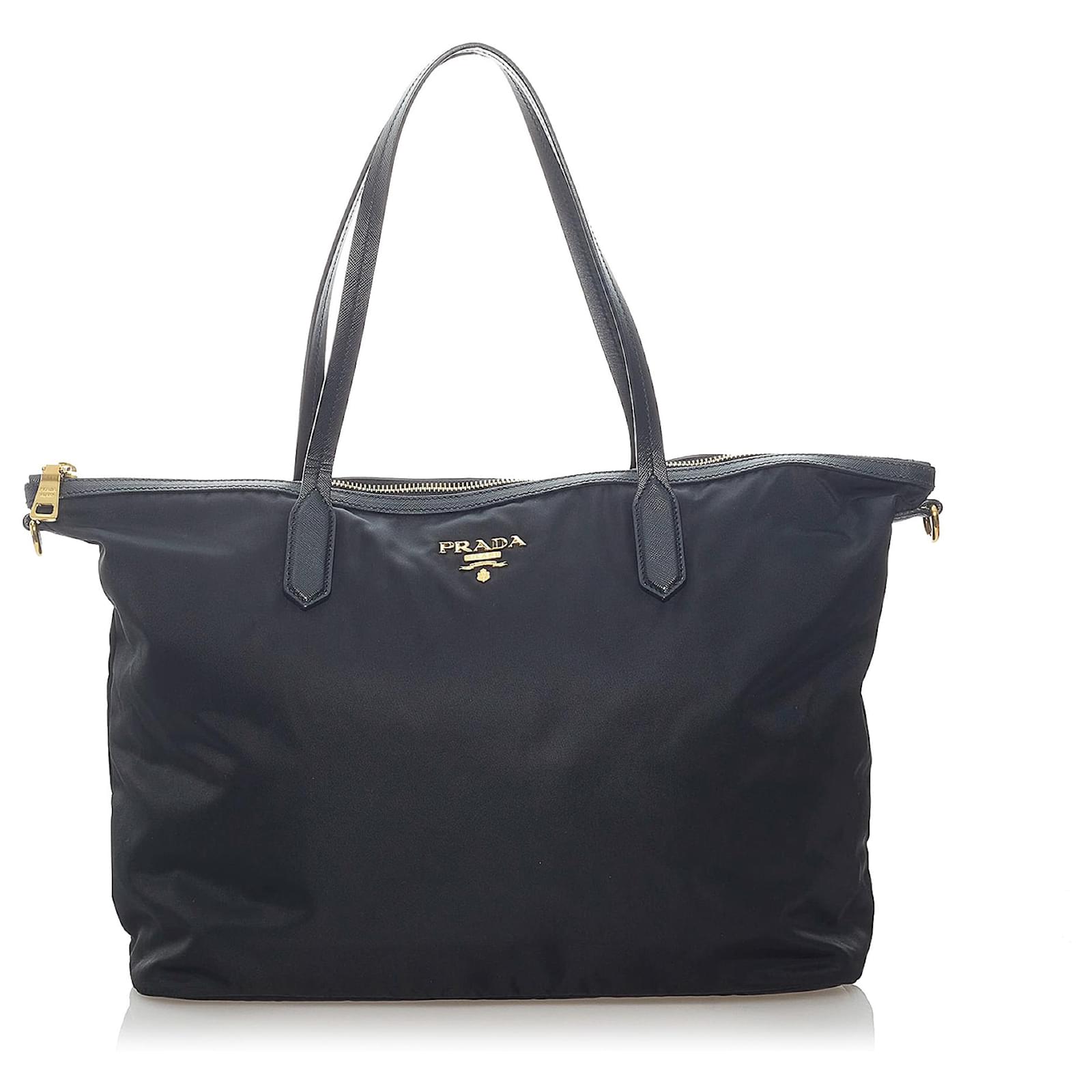 PRADA Pocono leather nylon tote bag プラダ Prada Gallery Pocono Tote Bag | Luxury Designer Fashion