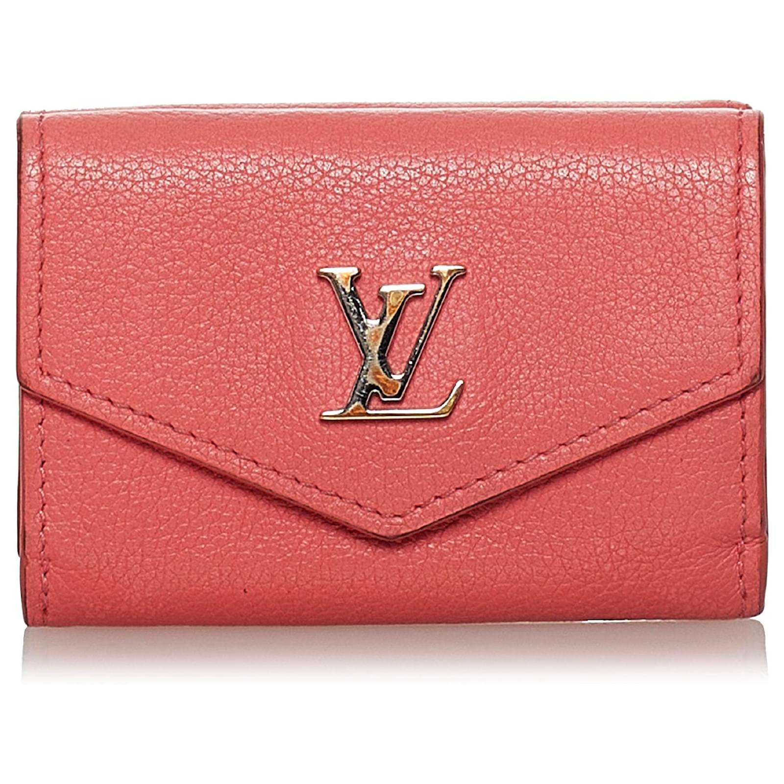 Louis Vuitton Lockmini Leather Compact Wallet on SALE
