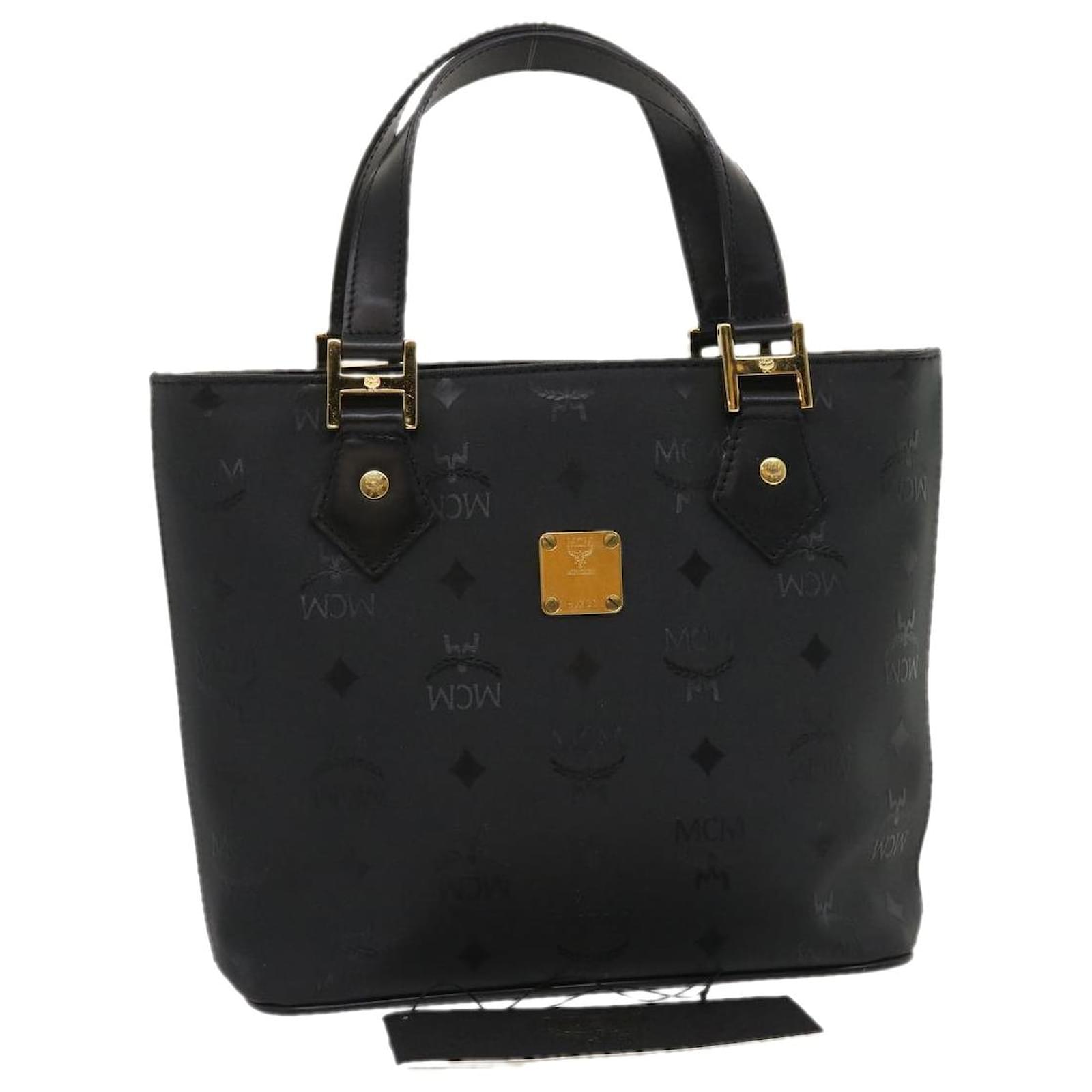 MCM Visetos Black Cloth ref.579406 - Joli Closet