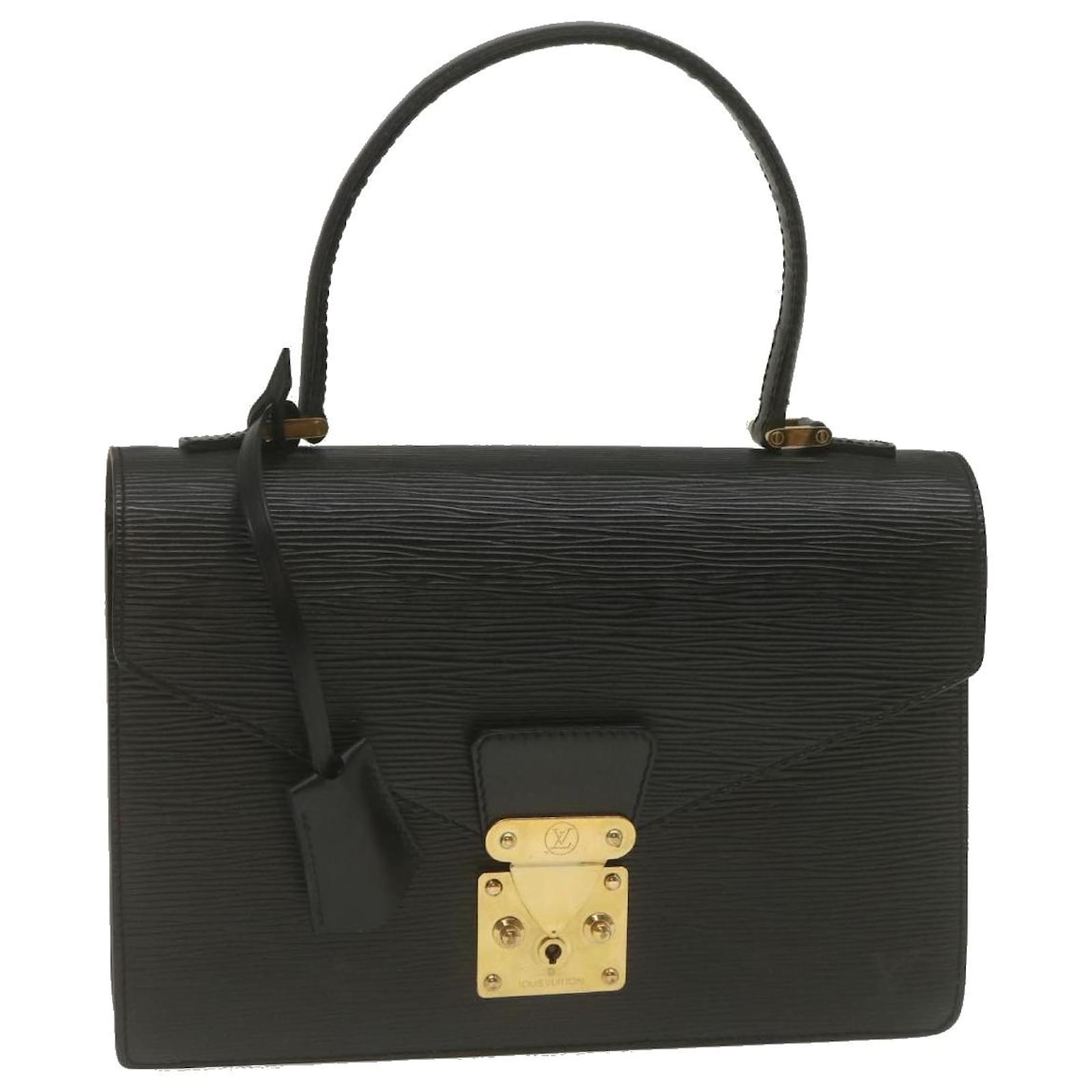 LOUIS VUITTON Handbag M52132 Concord Epi Leather Black Black Women Use –
