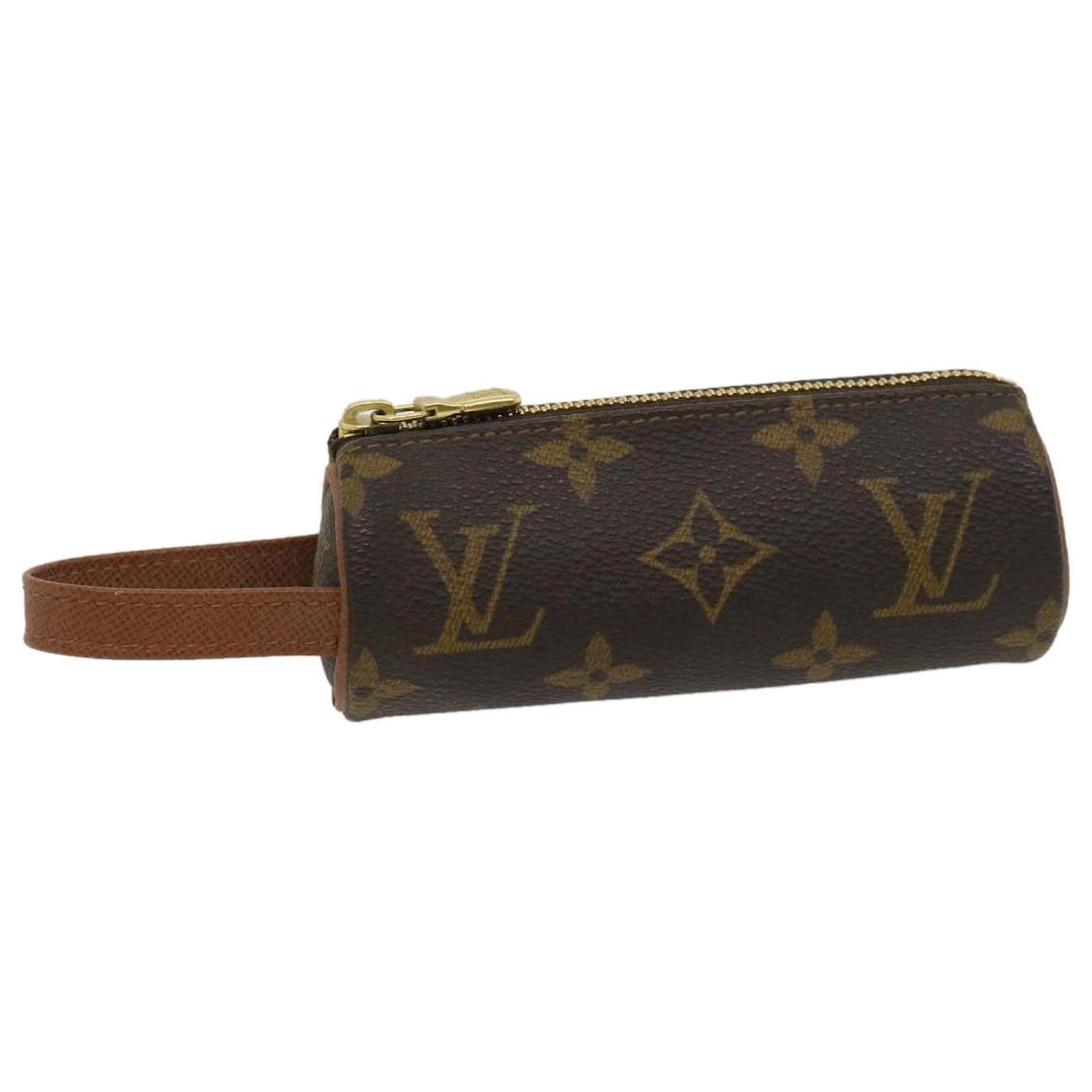 LOUIS VUITTON Monogram Etui 3 Ball de Golf Ball Case M58249 LV