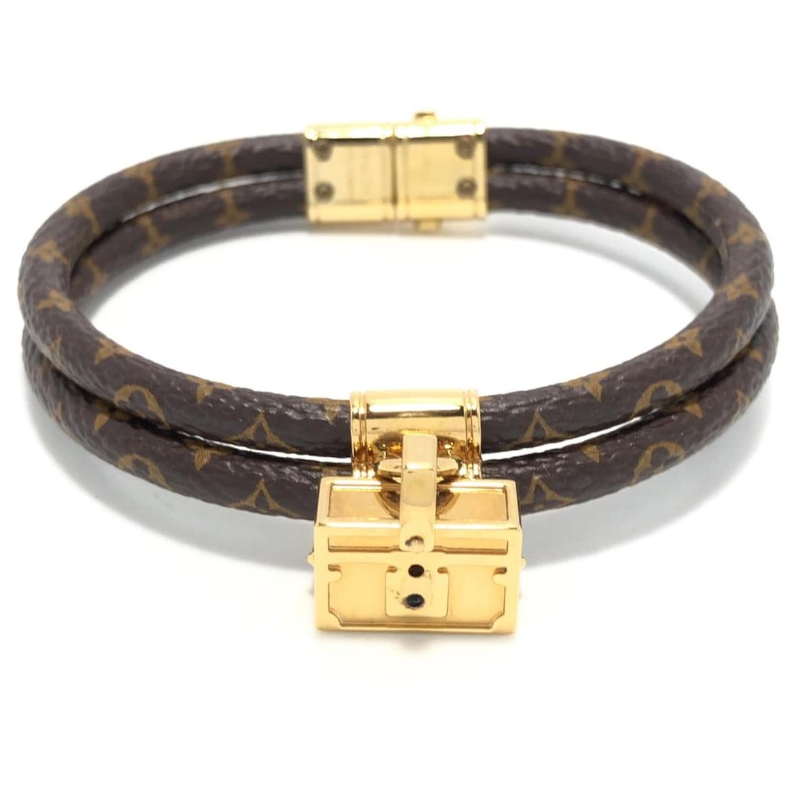 Louis Vuitton bracelet Brown Pony-style calfskin ref.579932 - Joli Closet