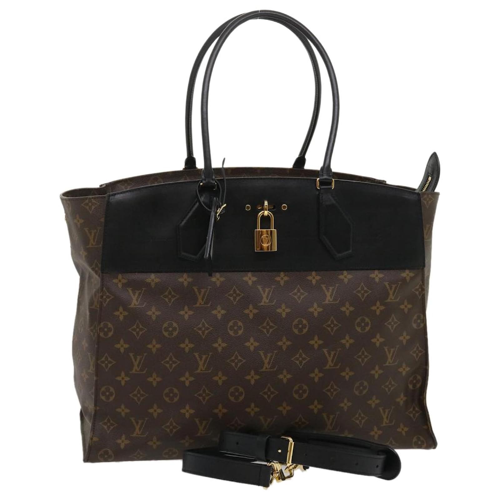 Louis Vuitton, Bags, Louis Vuitton City Steamer Xxl 2 Way Shoulder Bag  Monogram Noir