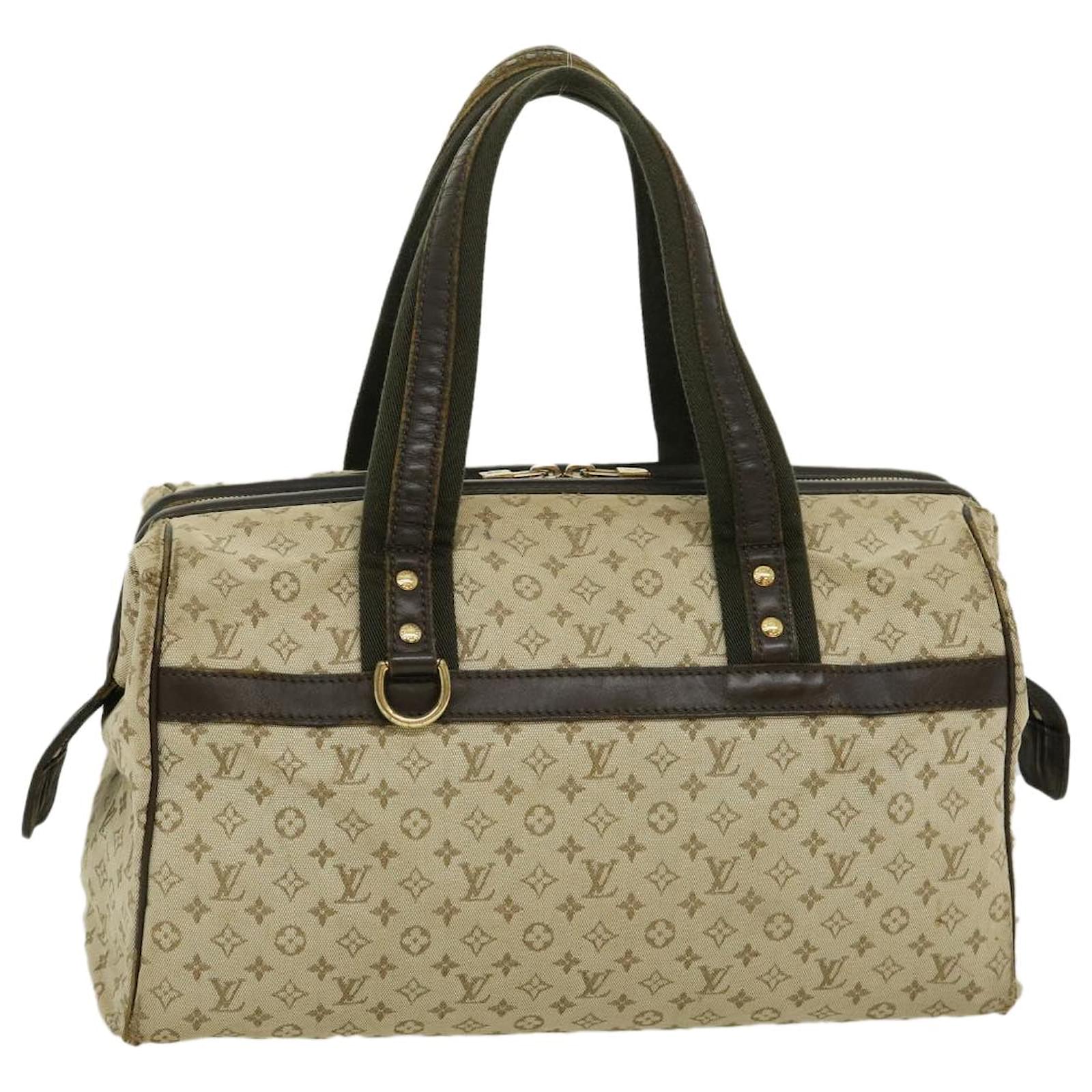 Louis Vuitton Monogram Mini Josephine GM Duffle Satchel Handbag
