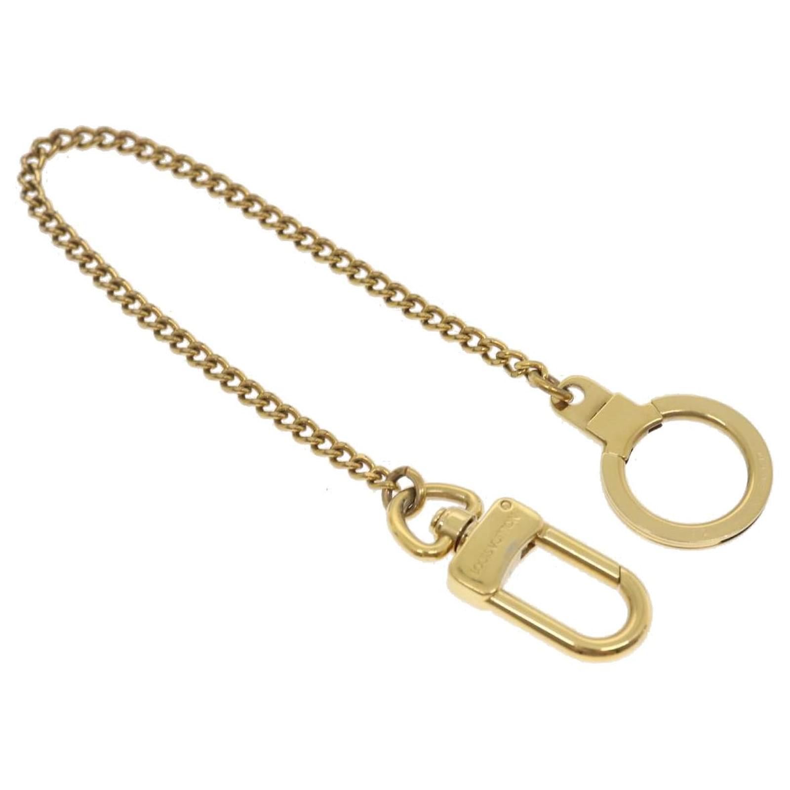 Louis Vuitton Gold Tone Chaine Anneau Cles Dore Bag Charm