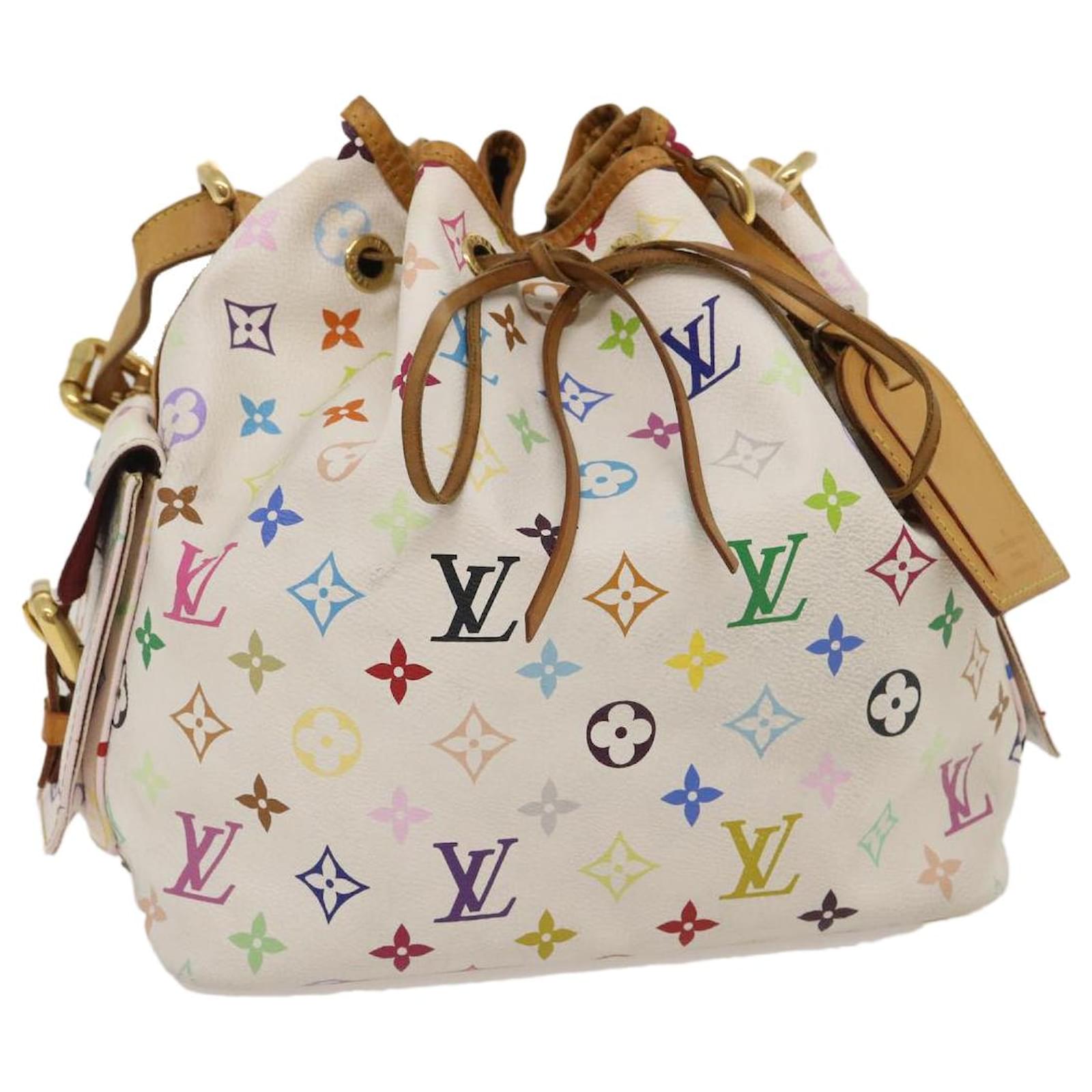 LOUIS VUITTON Monogram Multicolor Petit Noe Shoulder Bag M42229 Auth hs1093  White ref.581301 - Joli Closet