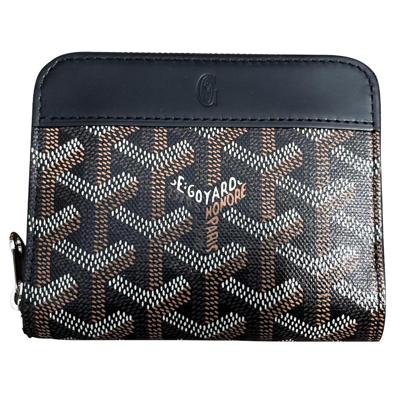 Goyard Matignon PM Small Wallet Black, Luxury, Bags & Wallets on Carousell