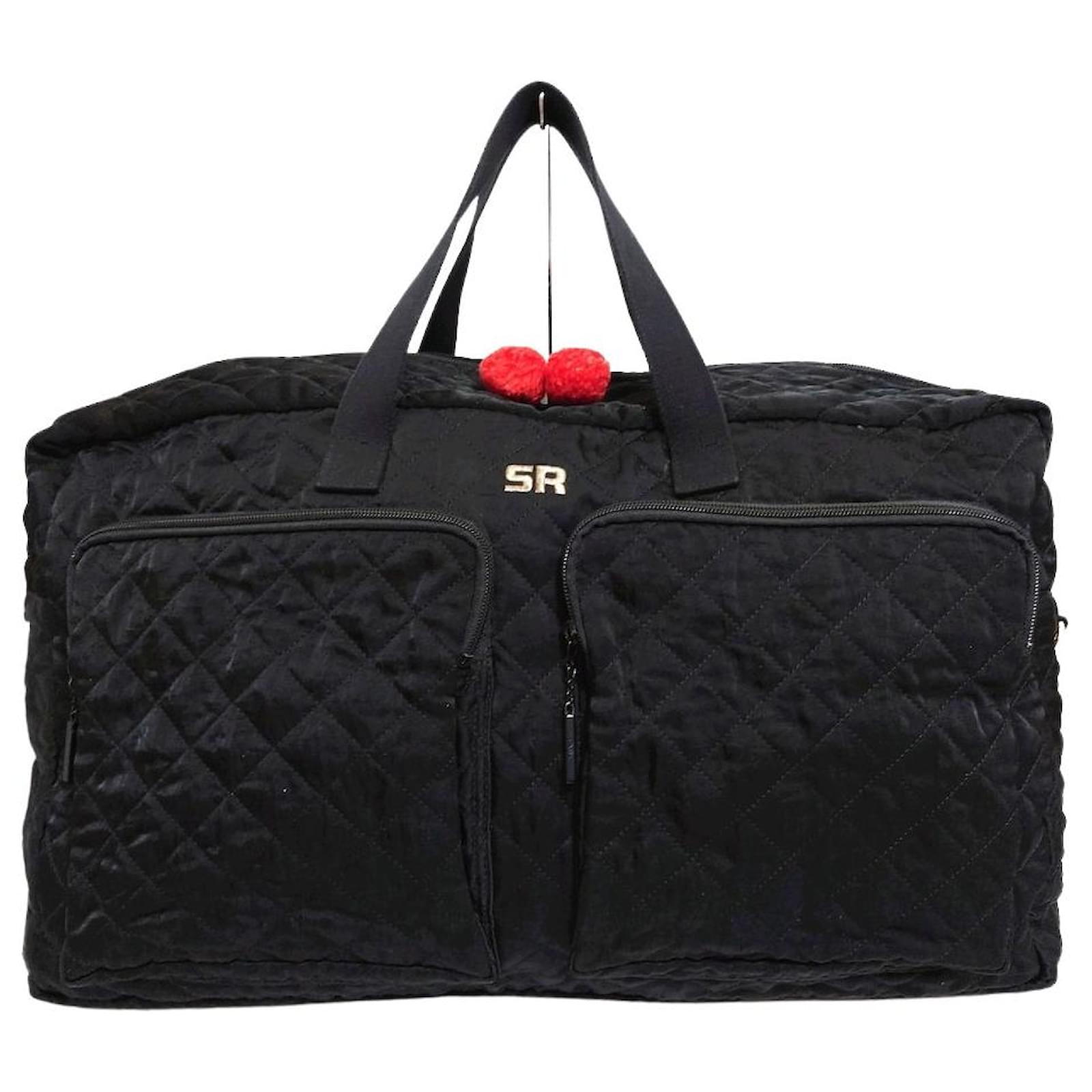 Sonia Rykiel Travel bag Black Cotton ref.581985 - Joli Closet
