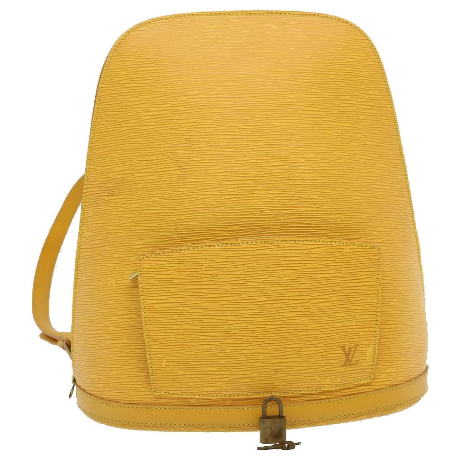 Louis vuitton 2024 yellow backpack