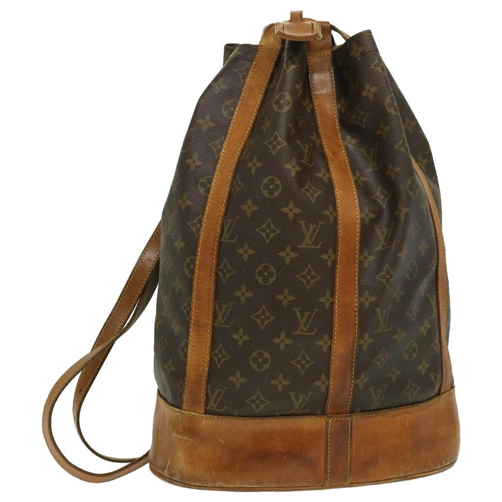 Louis Vuitton LV Monogram Randonnee GM Backpack Brown