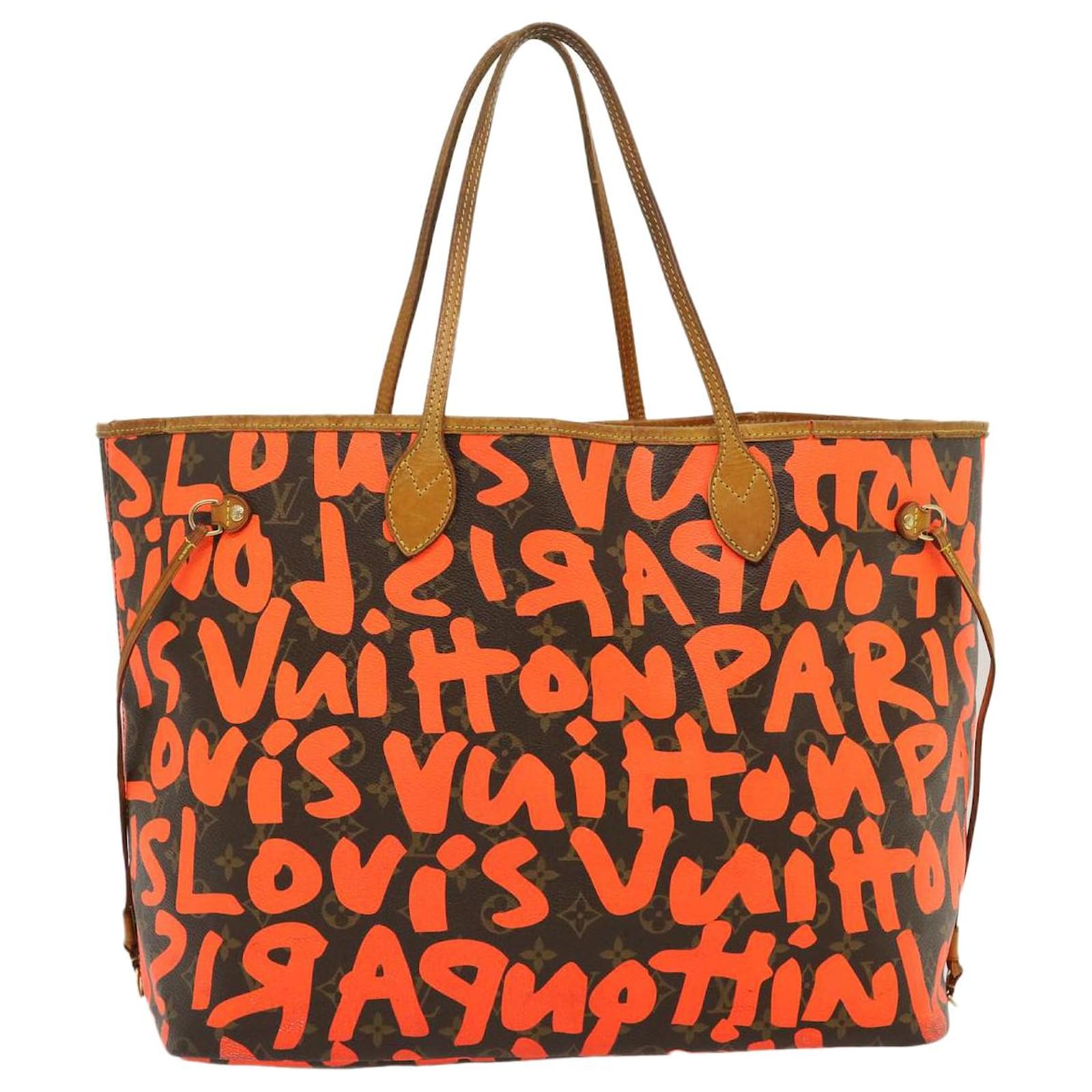 LOUIS VUITTON Monogram Graffiti Neverfull GM Tote Bag Orange M93702 Auth  tp293 ref.582747 - Joli Closet