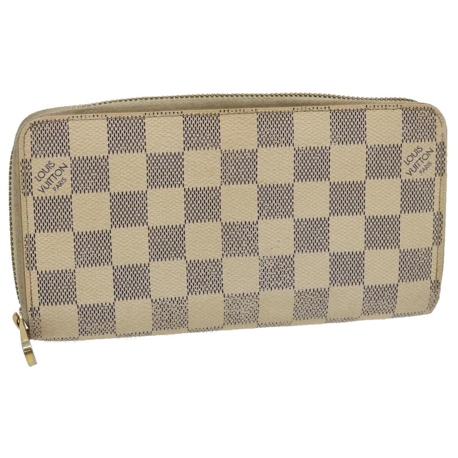 Louis Vuitton Damier Azur Wallet N60019 White